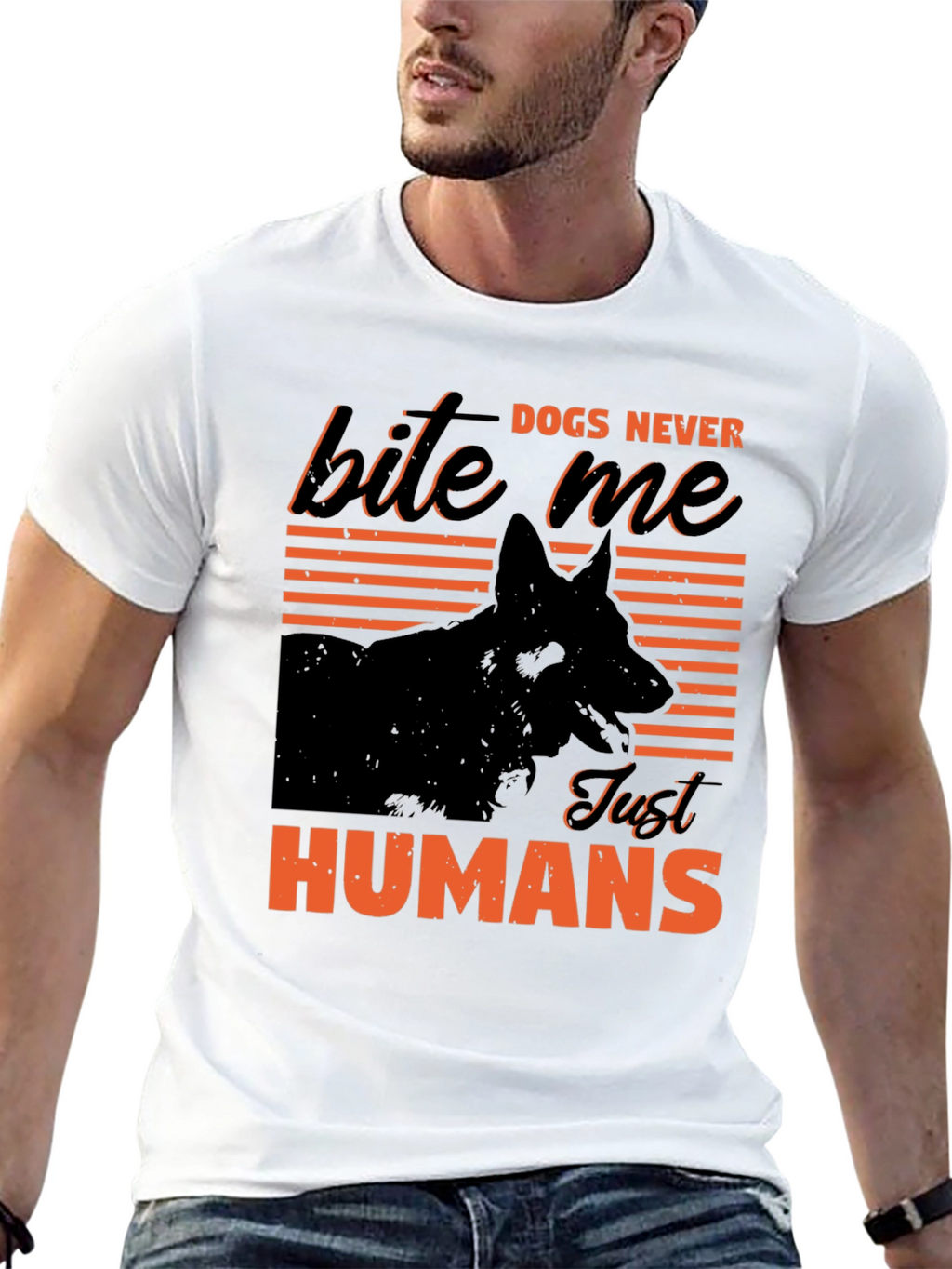 Dogs Never Bite Me T-Shirt