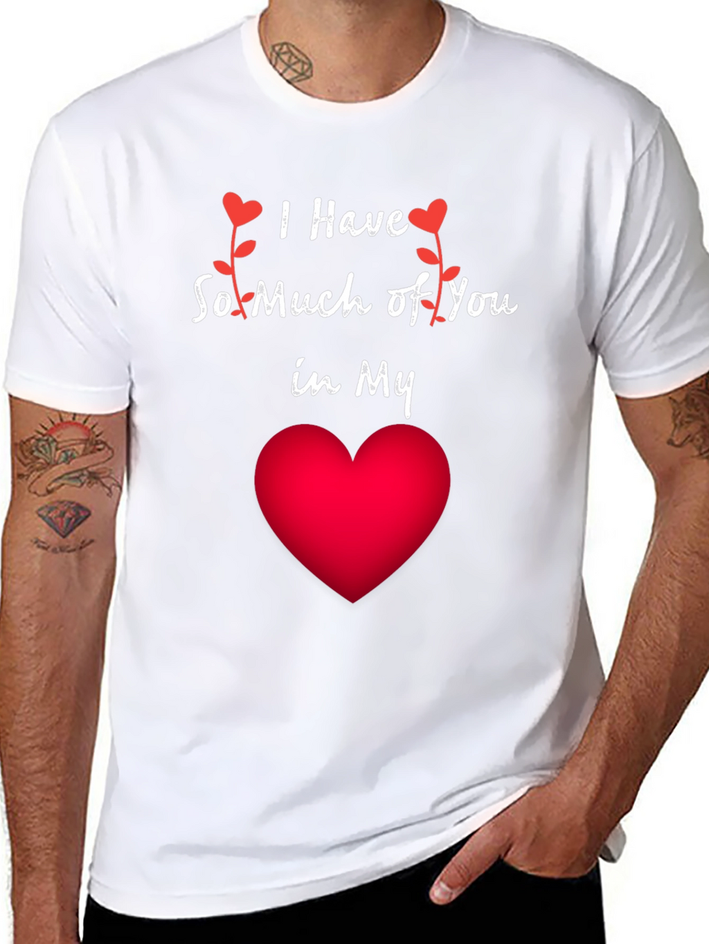 Romantic I Have So Much of You Heart T-Shirt