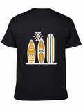 Surfboard Sun Graphic Tee