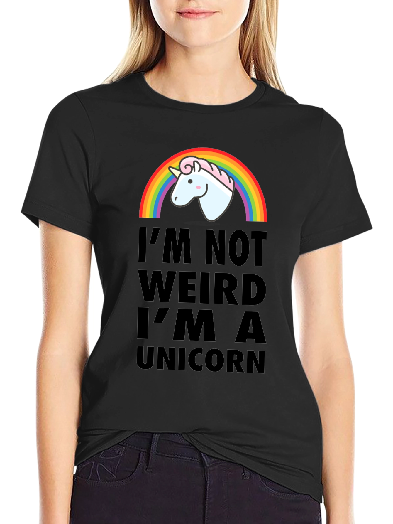 Im Not Weird Im A Unicorn Graphic Tee