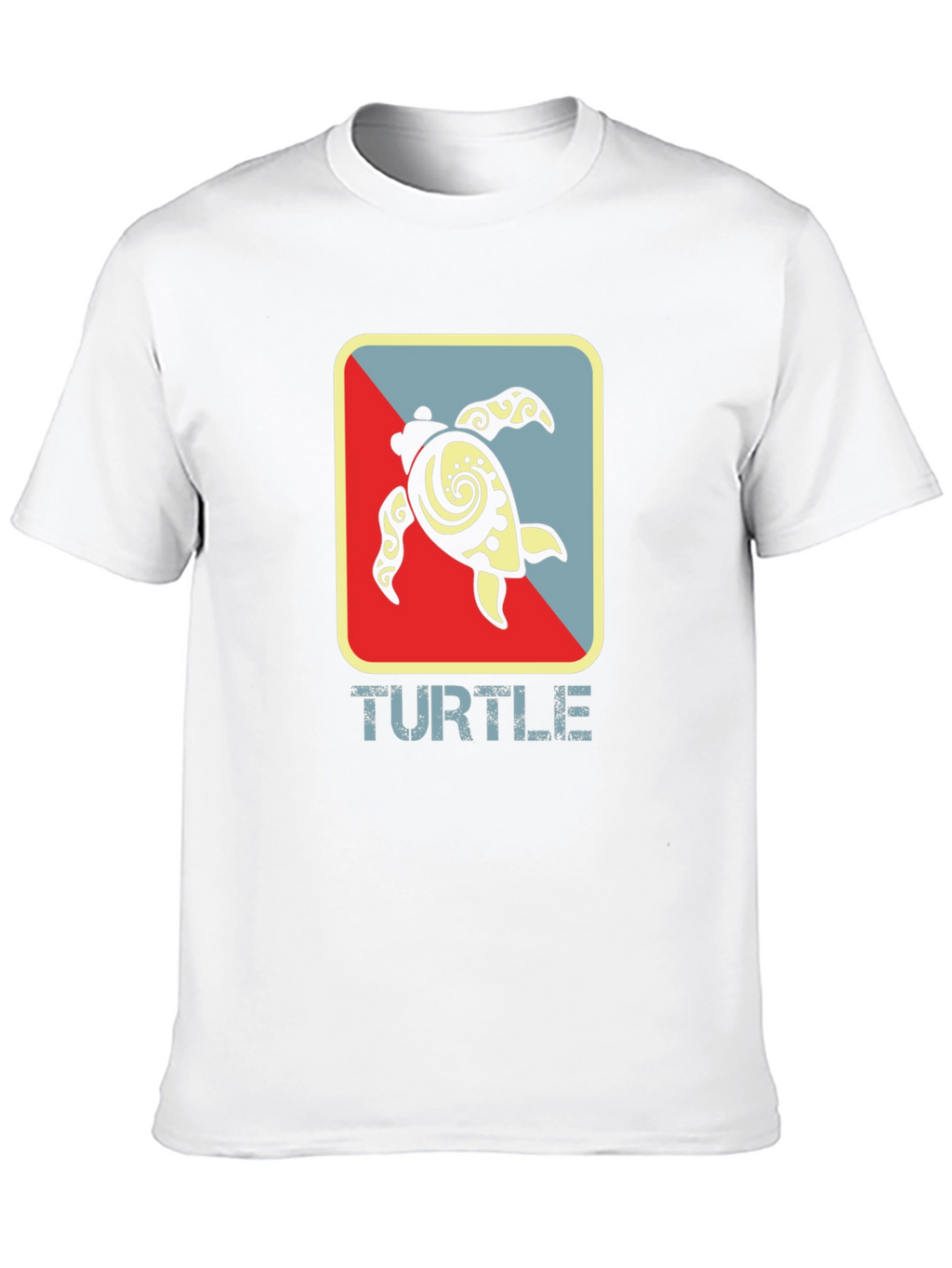 Turtle Graphic Tee - Black Cotton T-Shirt