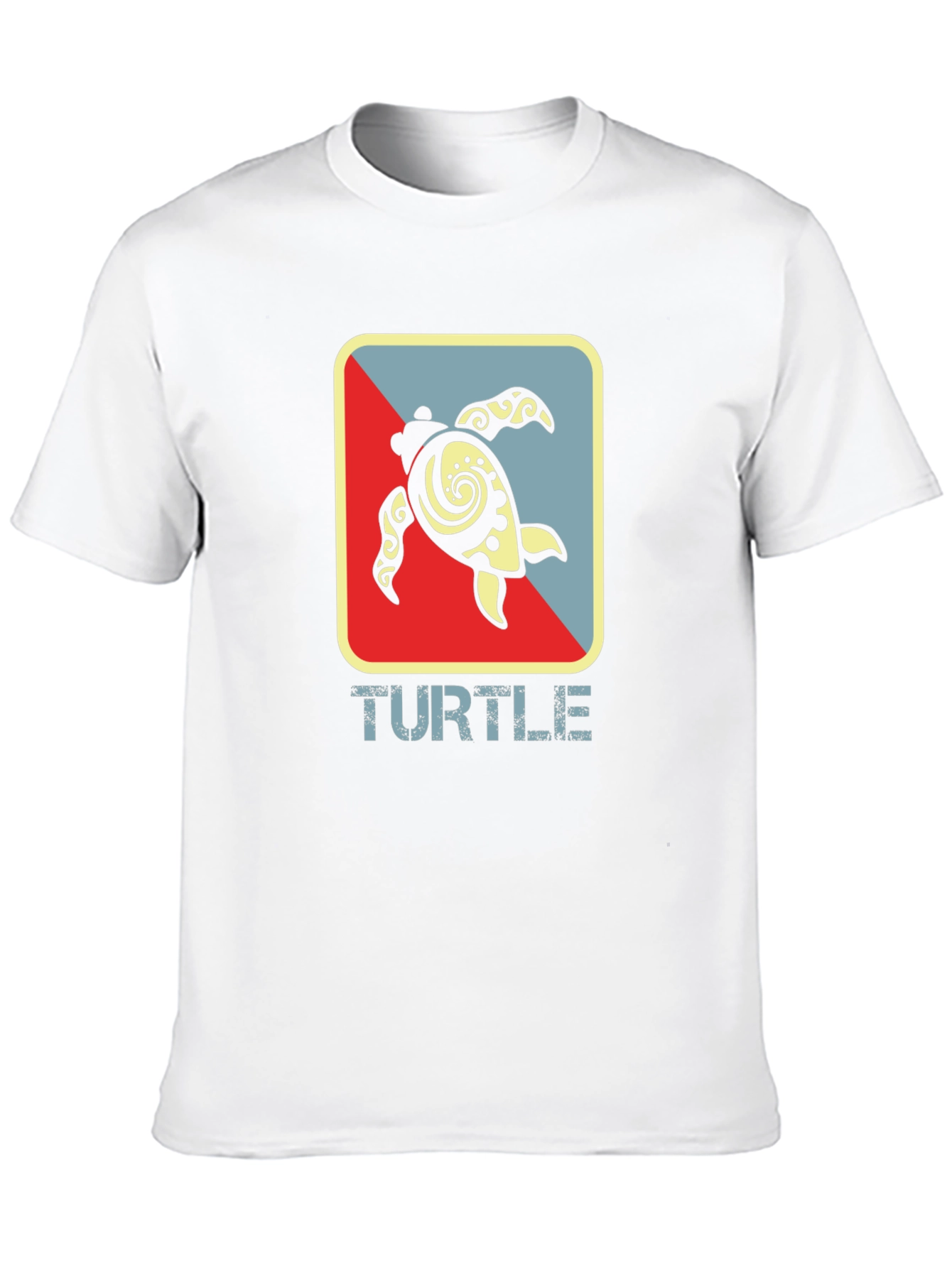 Turtle Graphic Tee - Black Cotton T-Shirt