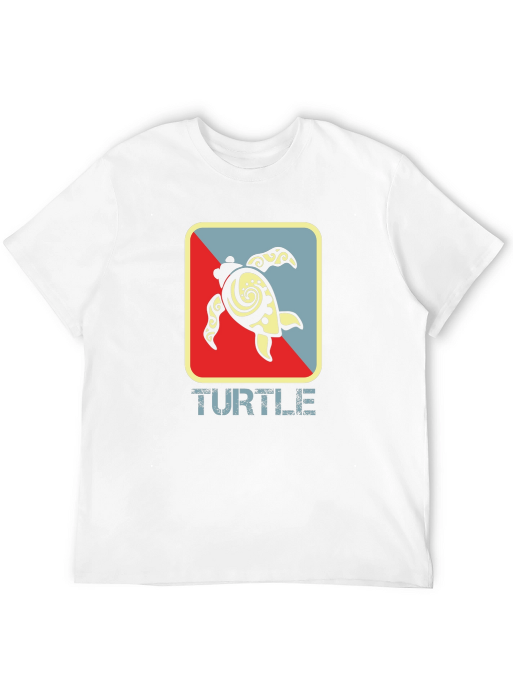 Turtle Graphic Tee - Black Cotton T-Shirt
