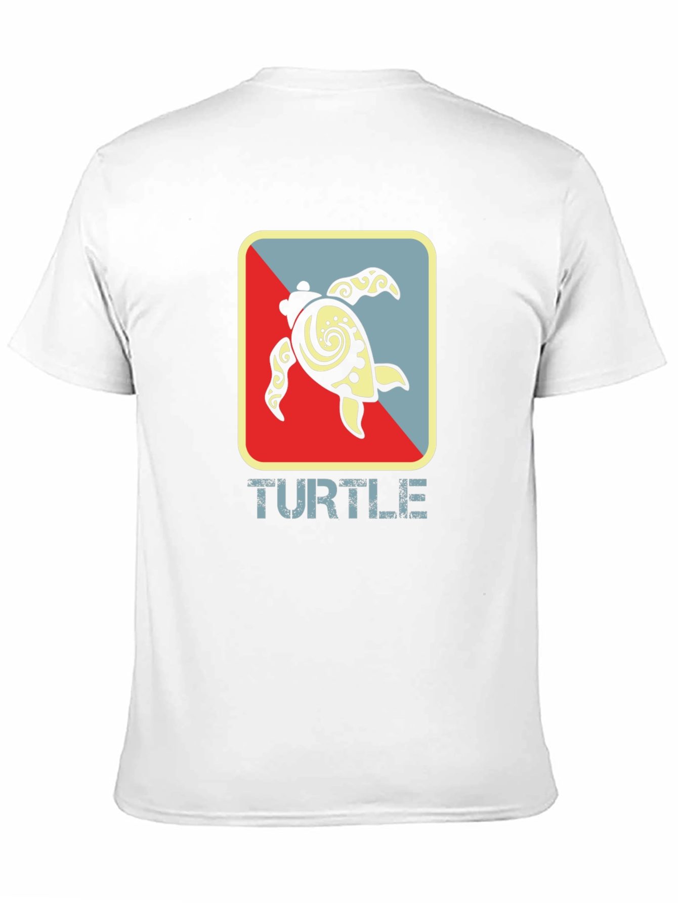 Turtle Graphic Tee - Black Cotton T-Shirt