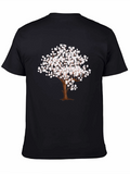 Blossom Tree Graphic Tee - Stylish Nature Design