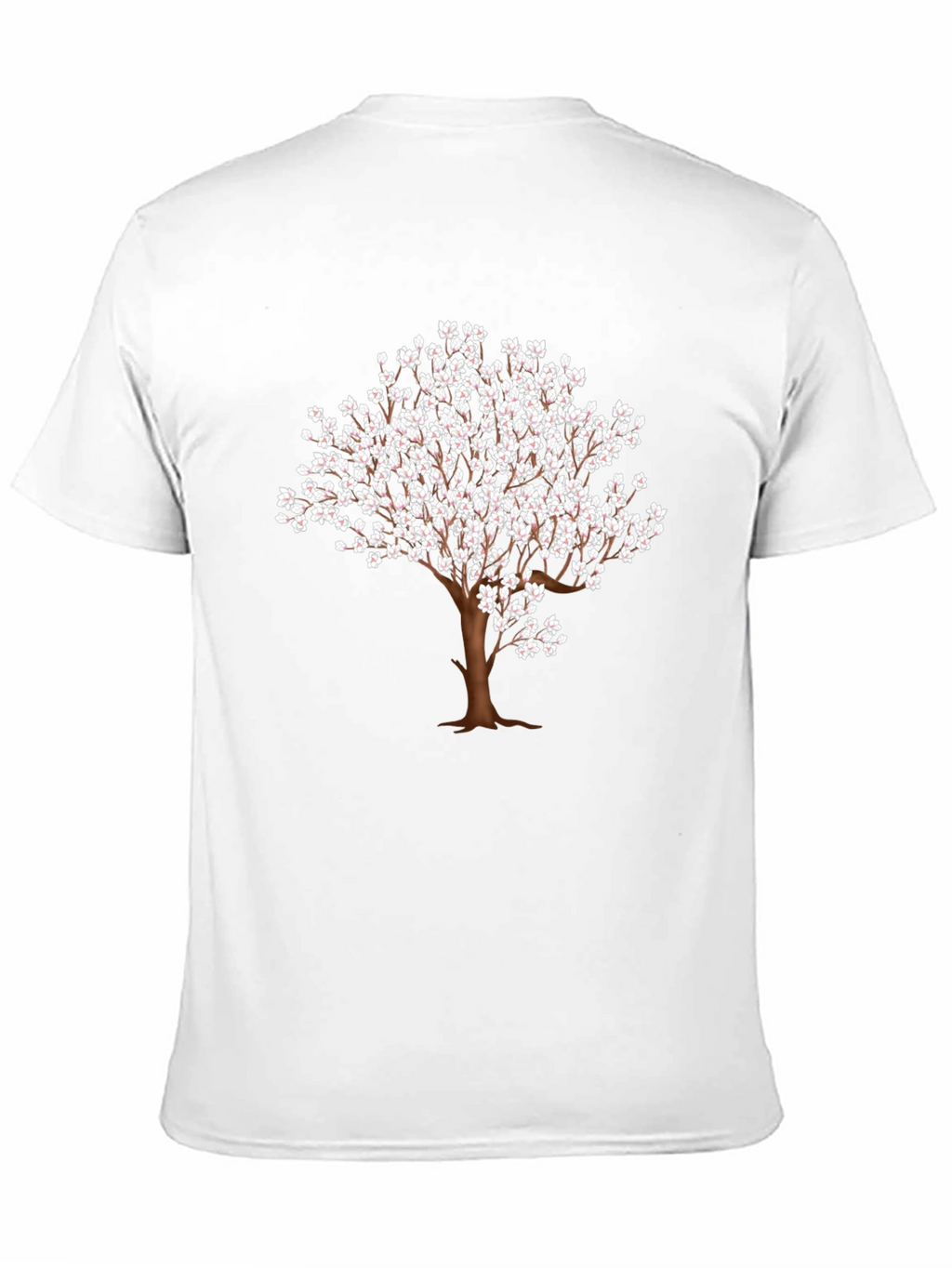 Blossom Tree Graphic Tee - Stylish Nature Design
