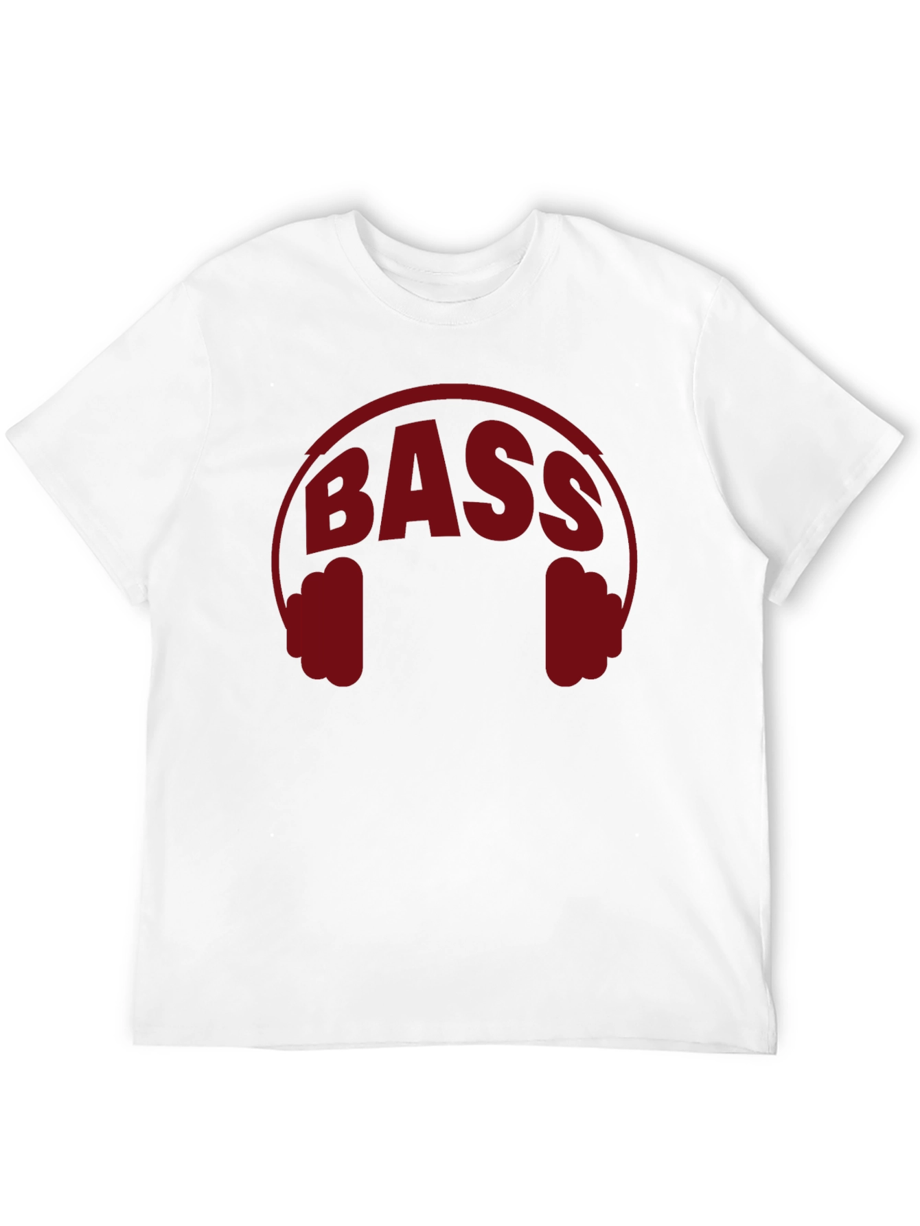Bass Headphones Graphic Tee - Black Music Lover Shirt