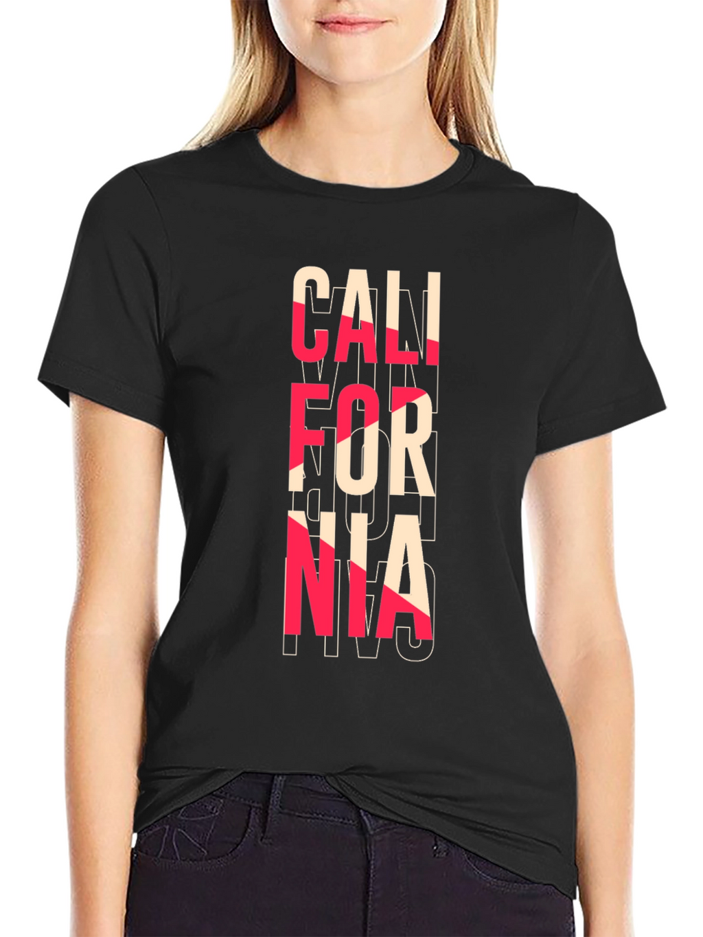 California Graphic Tee - Black