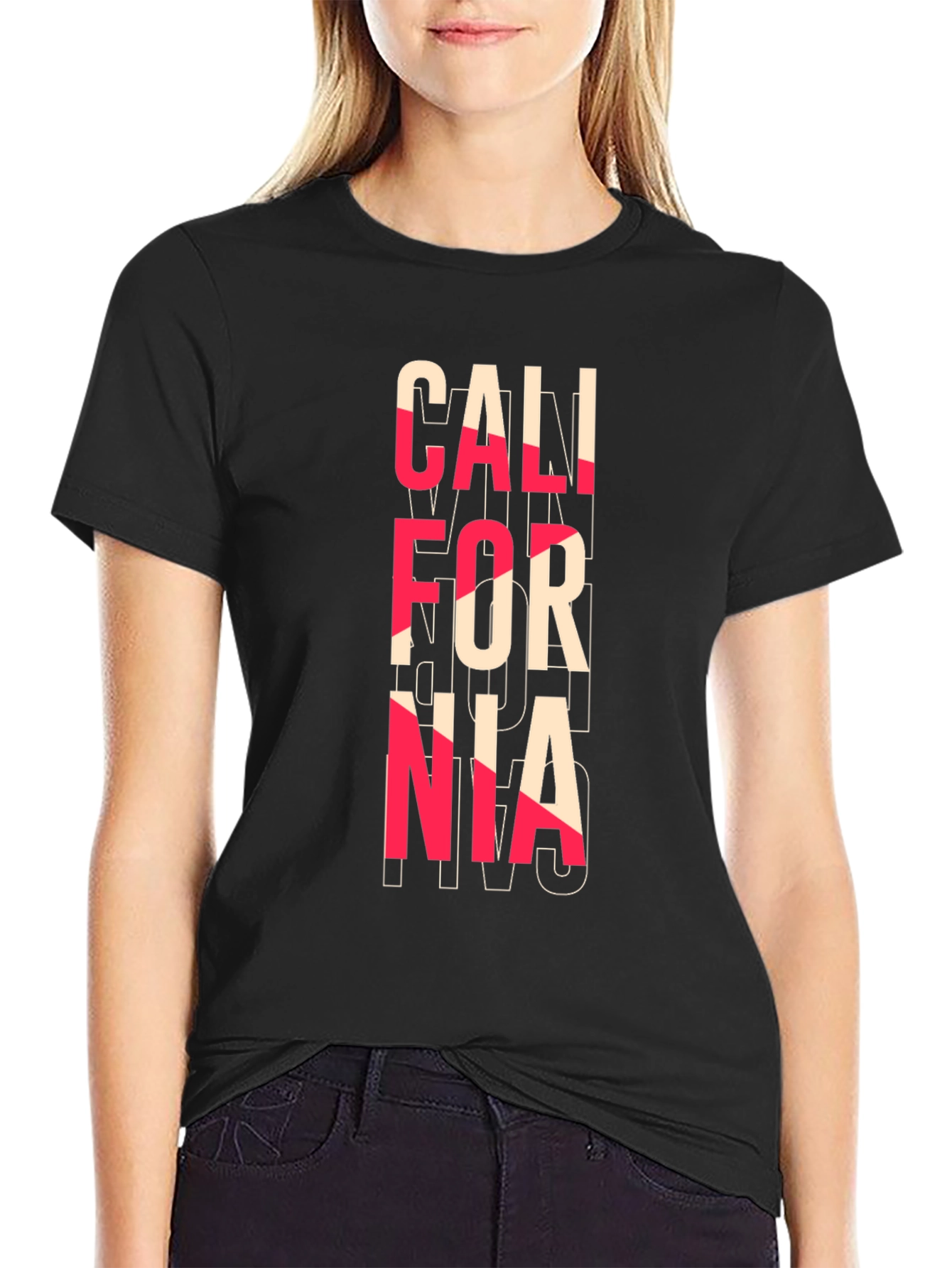 California Graphic Tee - Black