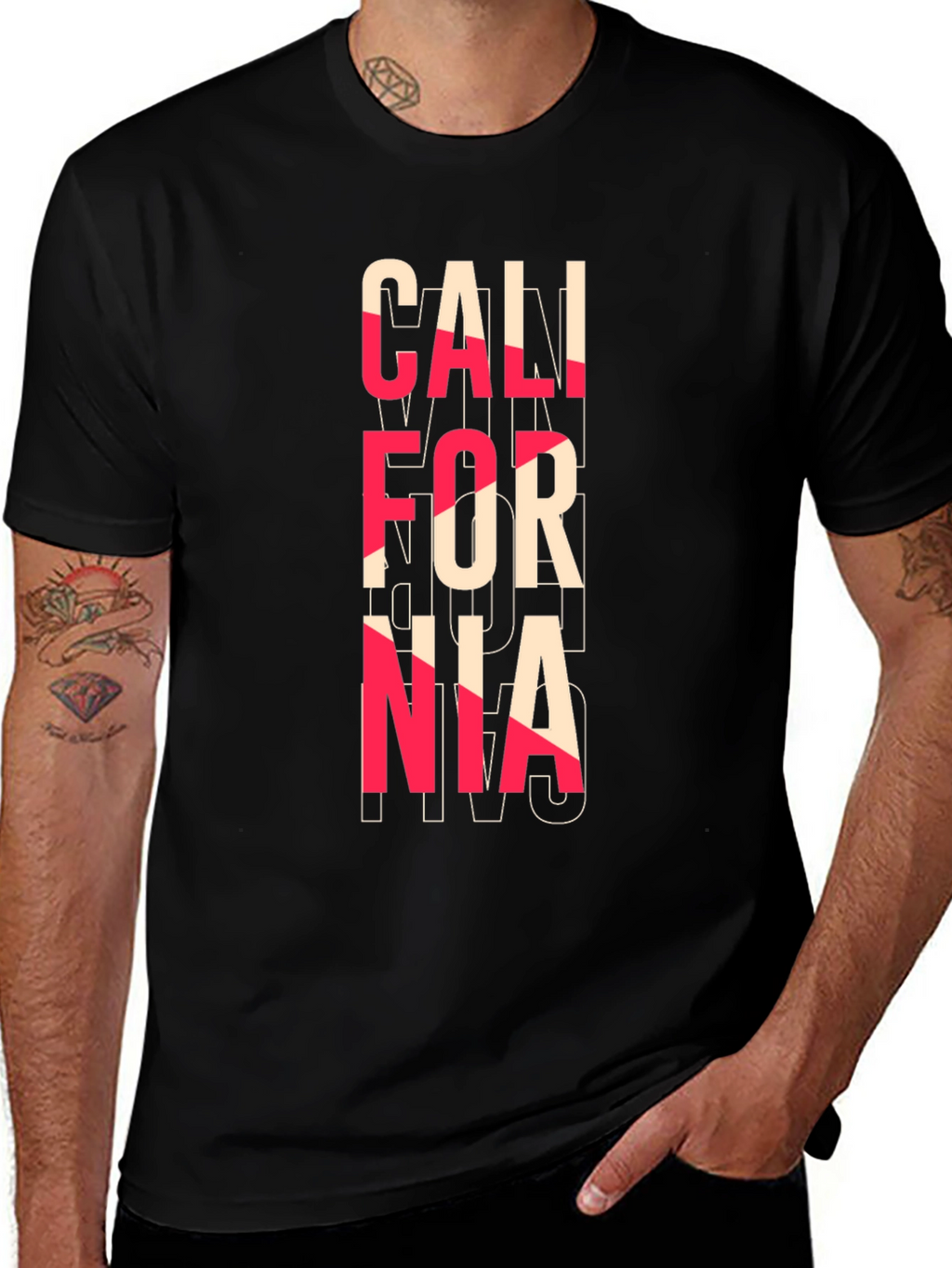 California Graphic Tee - Black