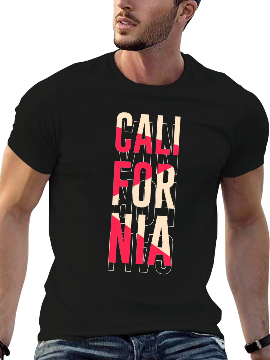 California Graphic Tee - Black