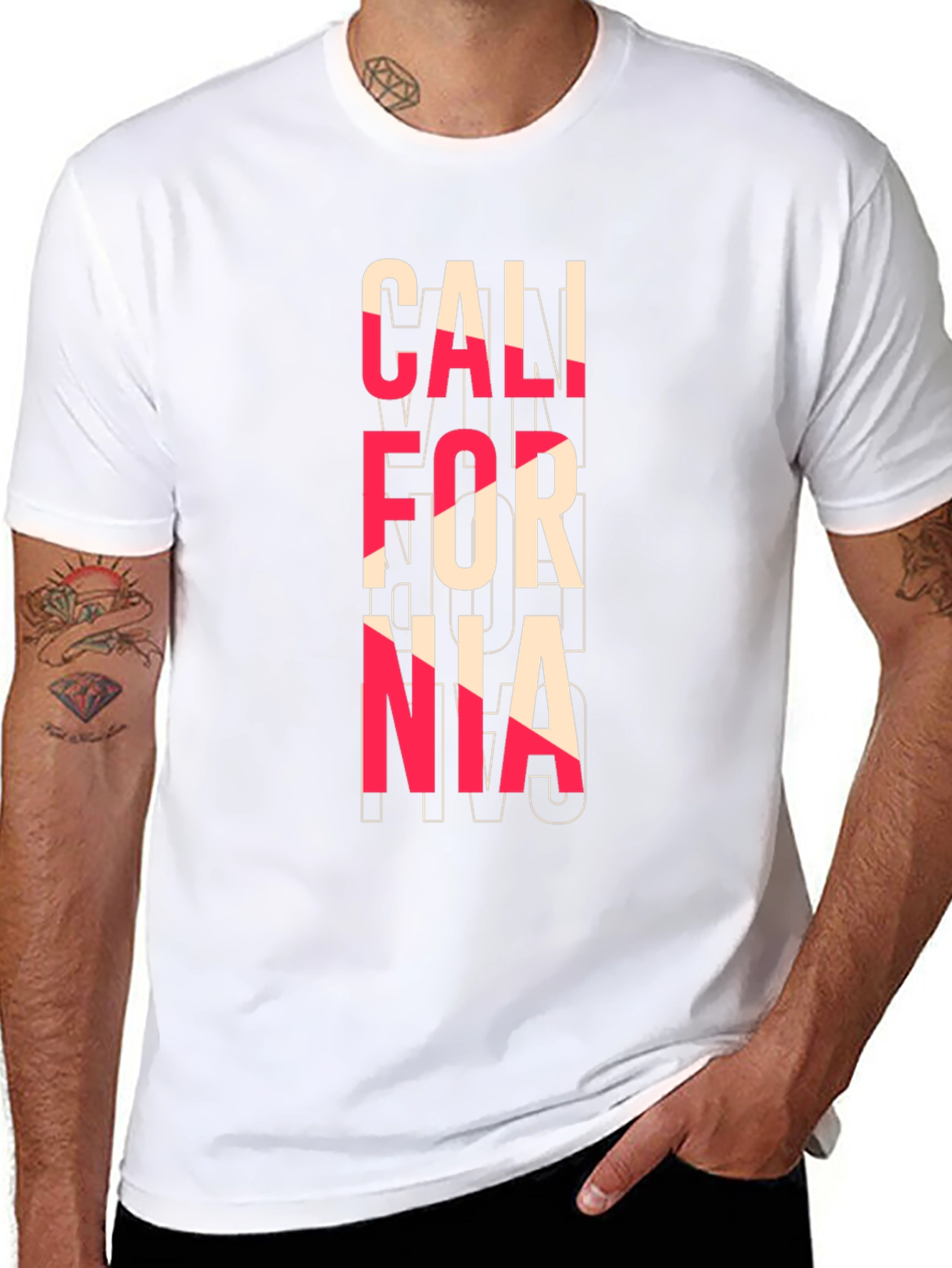 California Graphic Tee - Black