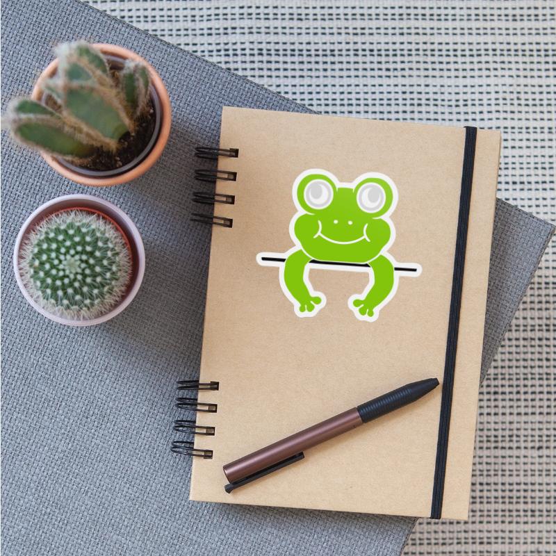 Frog wall sign comic