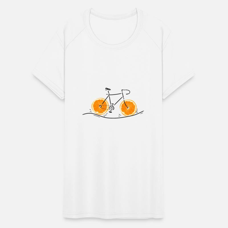 Fruity Bicycle Orange Fruit Lover MTB Biker