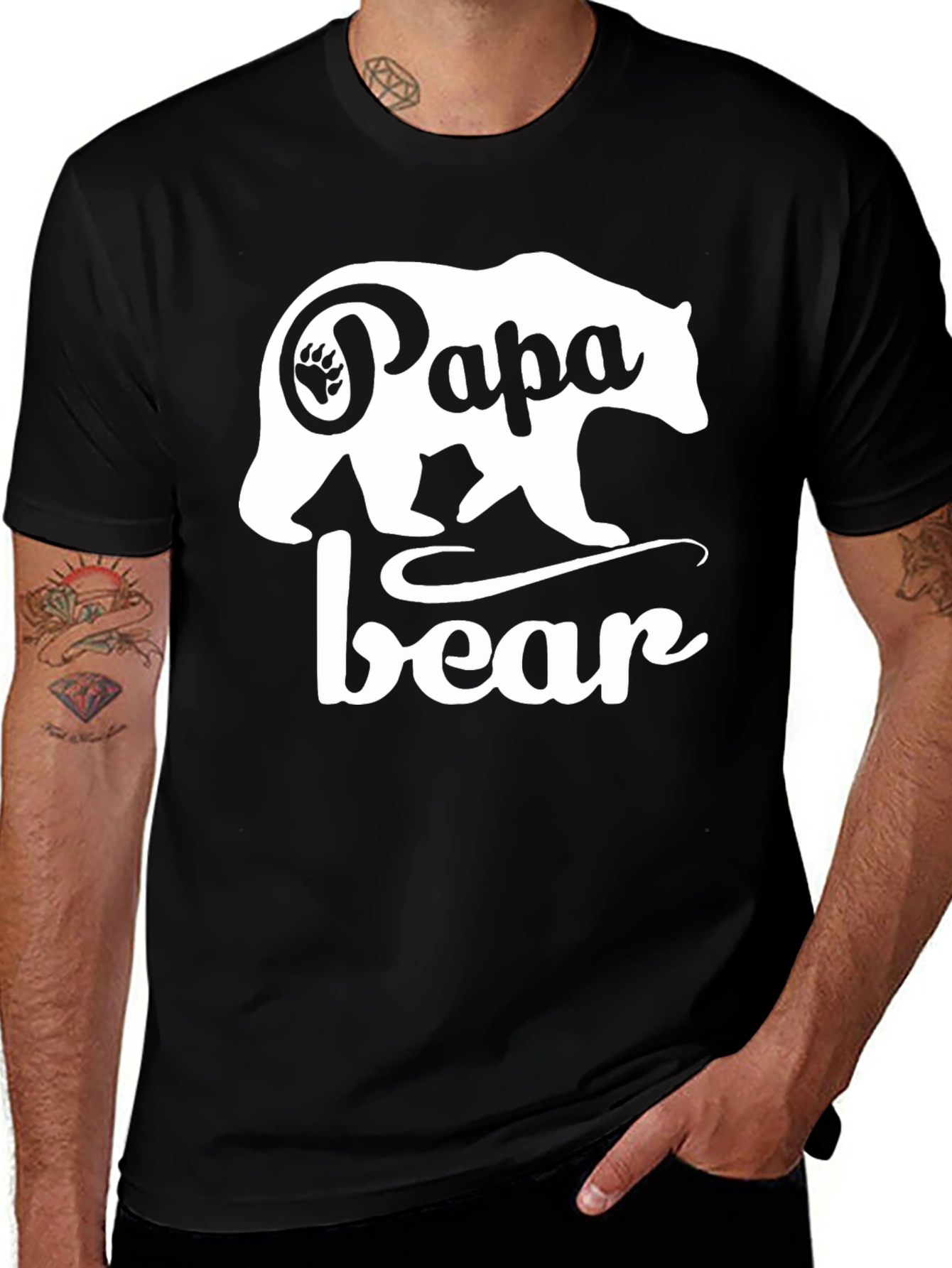 Papa Bear T-Shirt - Fathers Day Gift