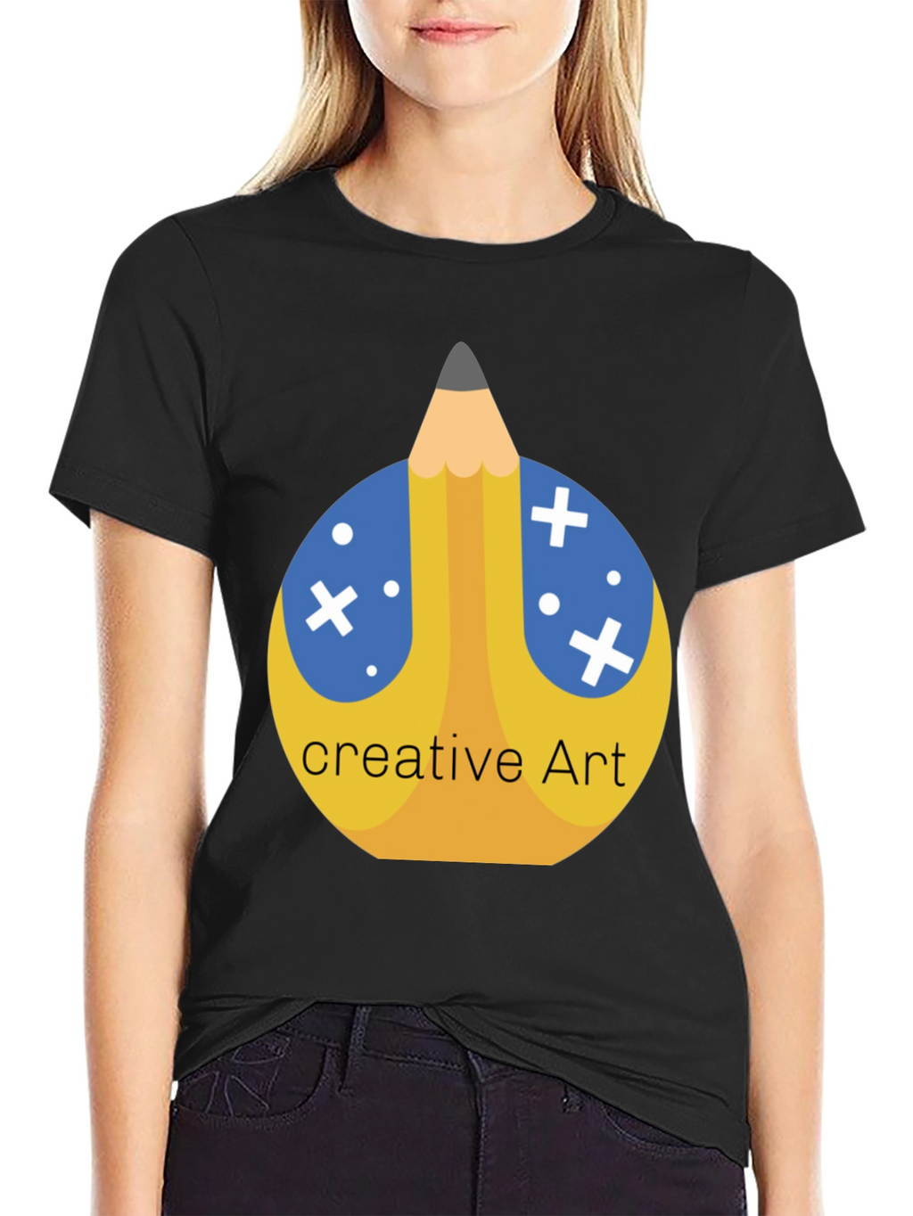 Creative Art Pencil T-Shirt - Stylish Graphic Tee
