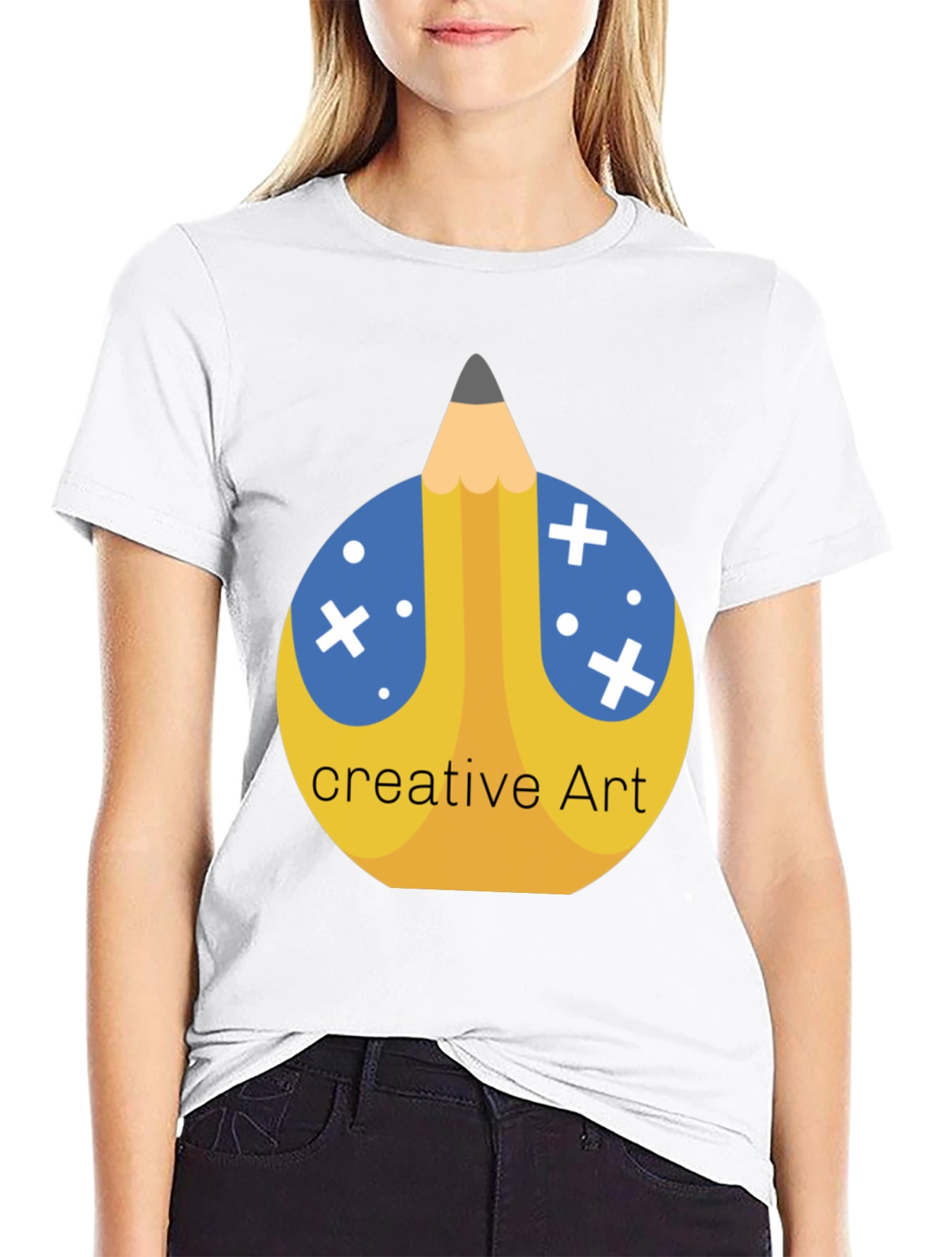 Creative Art Pencil T-Shirt - Stylish Graphic Tee