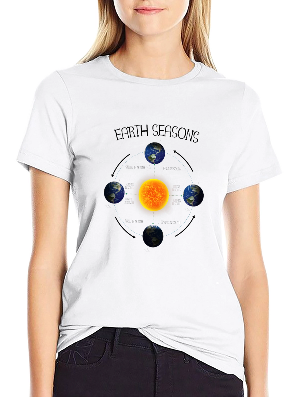 Earth Seasons Graphic Tee - Science T-Shirt