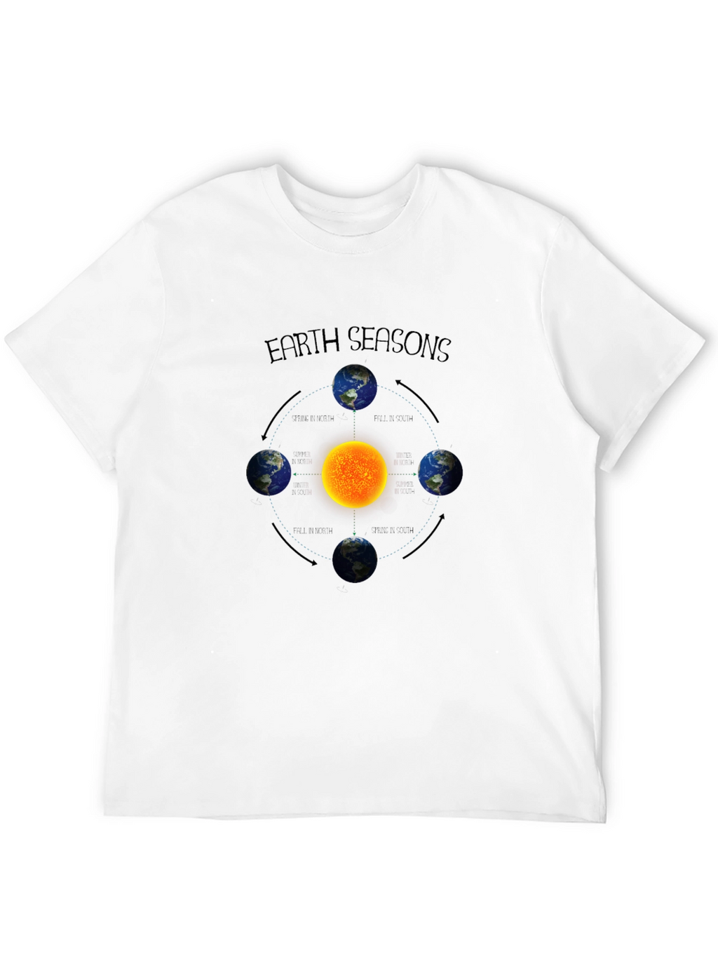 Earth Seasons Graphic Tee - Science T-Shirt