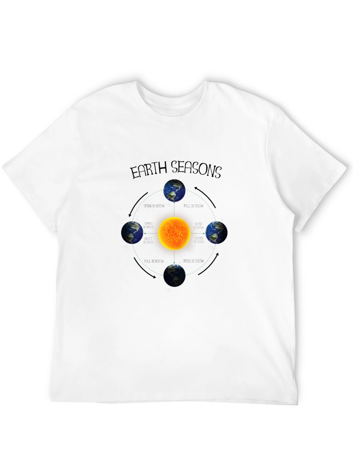 Earth Seasons Graphic Tee - Science T-Shirt