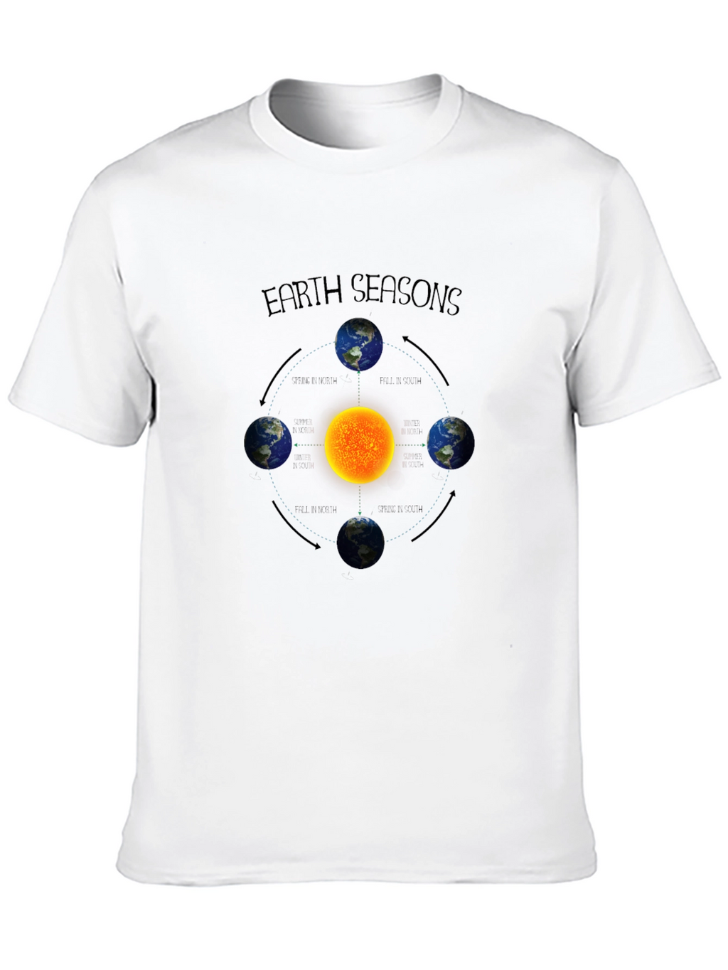 Earth Seasons Graphic Tee - Science T-Shirt