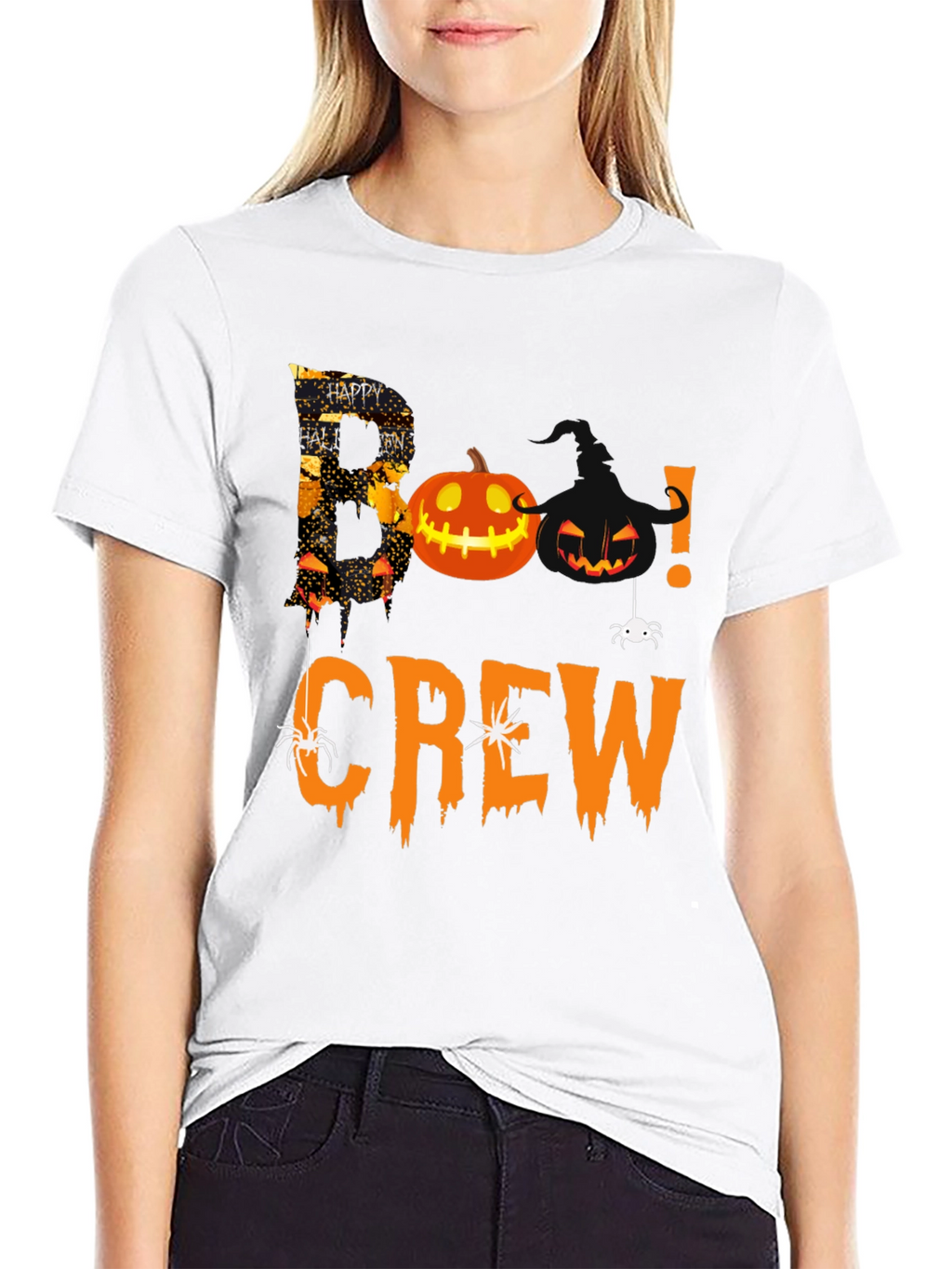 Boo Crew Halloween T-Shirt - Spooky Season Apparel