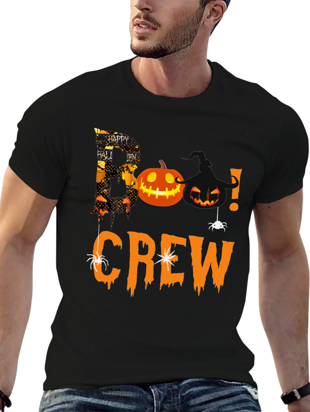 Boo Crew Halloween T-Shirt - Spooky Season Apparel