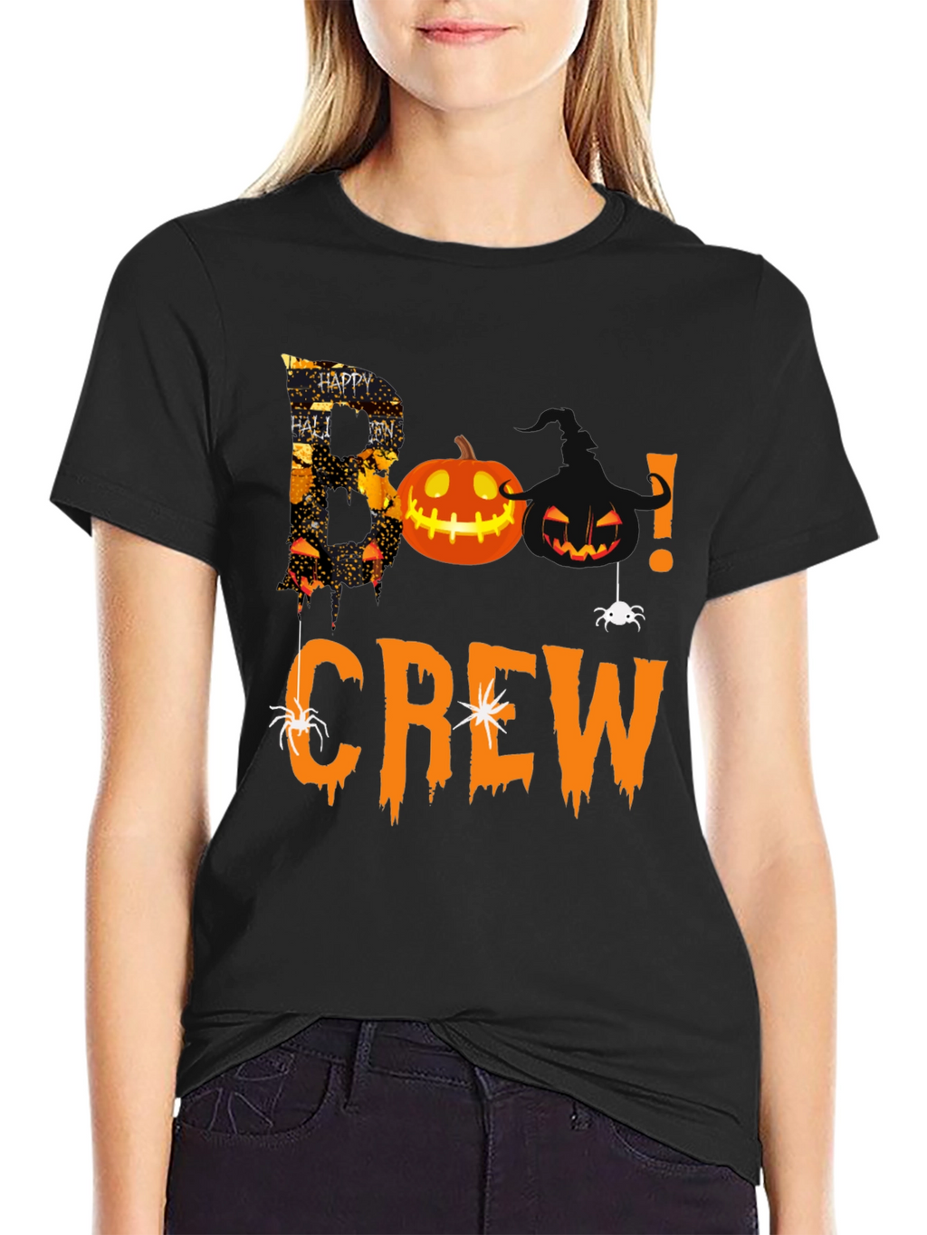 Boo Crew Halloween T-Shirt - Spooky Season Apparel