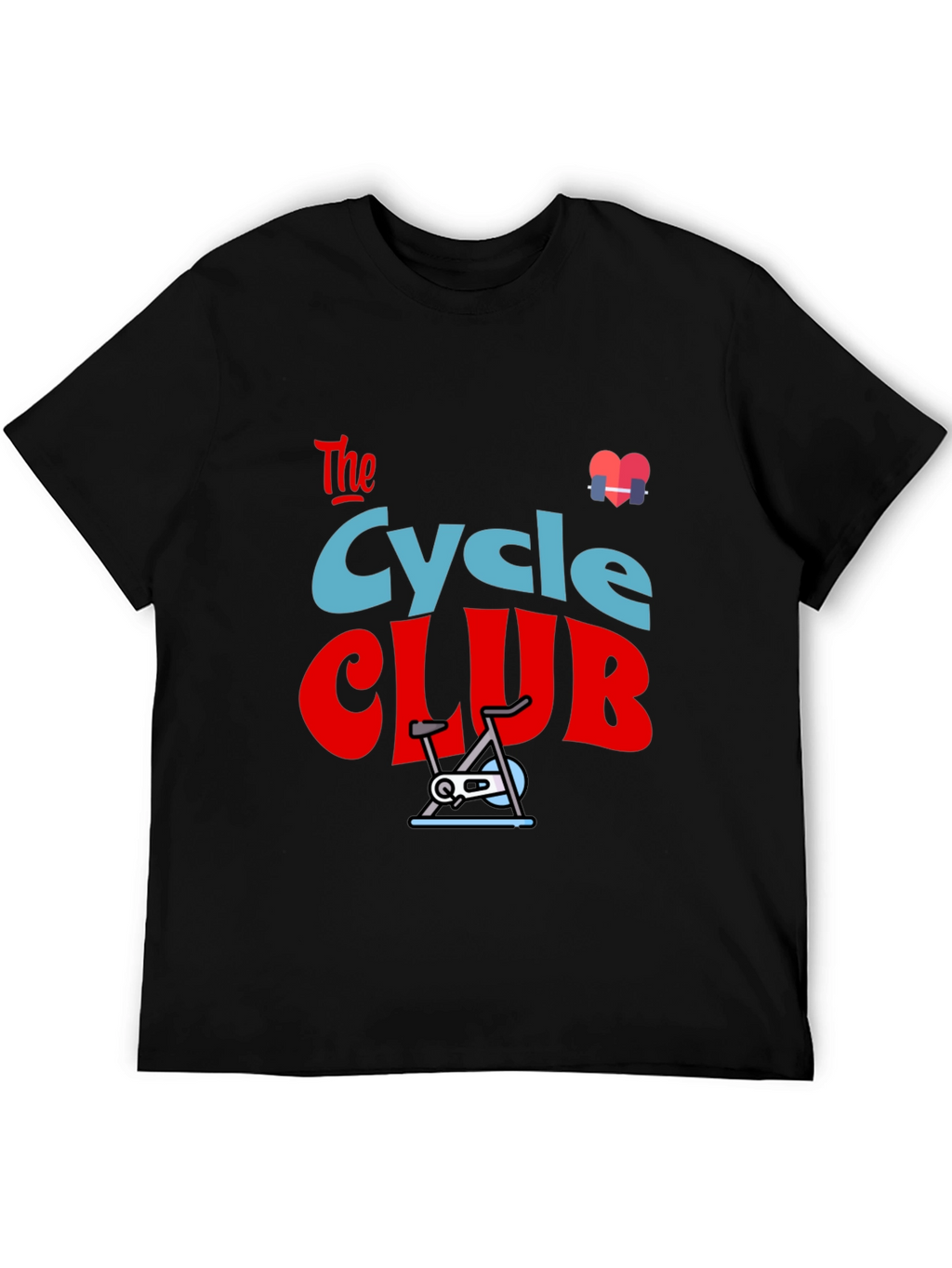 Cycle Club Graphic Tee - Fitness Fanatic T-Shirt