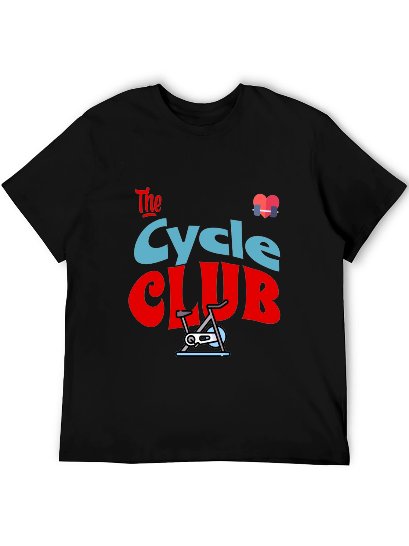 Cycle Club Graphic Tee - Fitness Fanatic T-Shirt