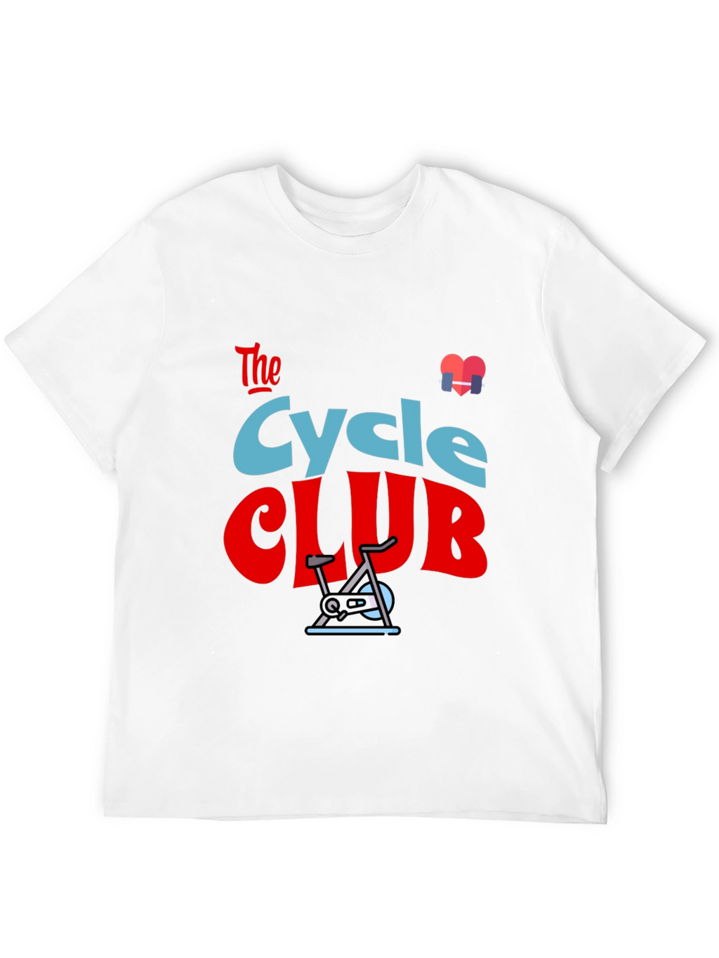 Cycle Club Graphic Tee - Fitness Fanatic T-Shirt