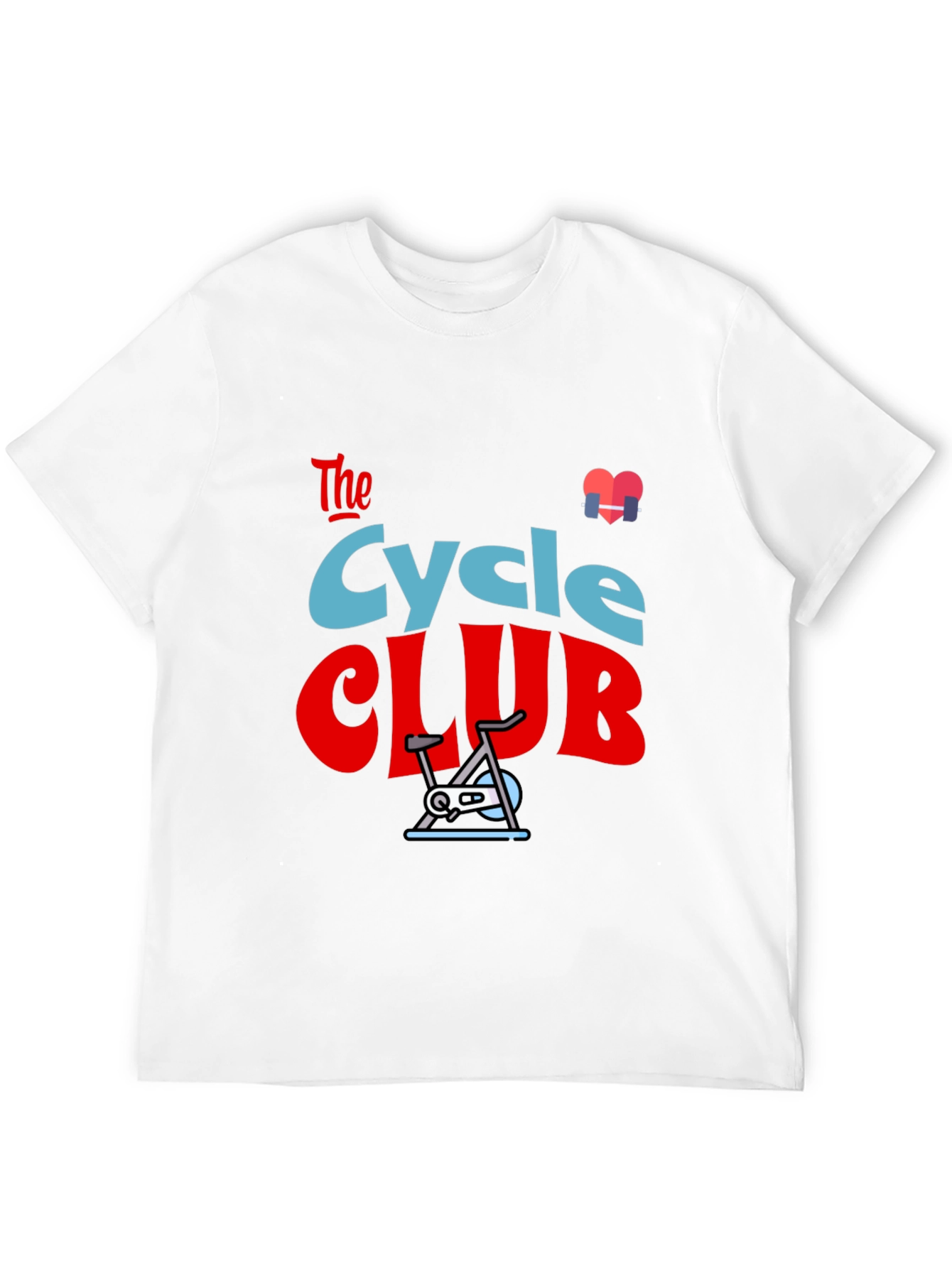 Cycle Club Graphic Tee - Fitness Fanatic T-Shirt