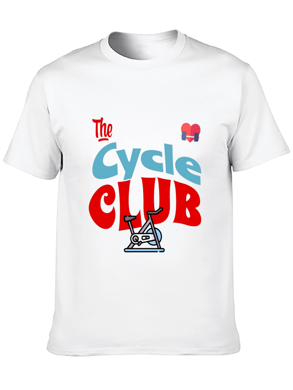Cycle Club Graphic Tee - Fitness Fanatic T-Shirt