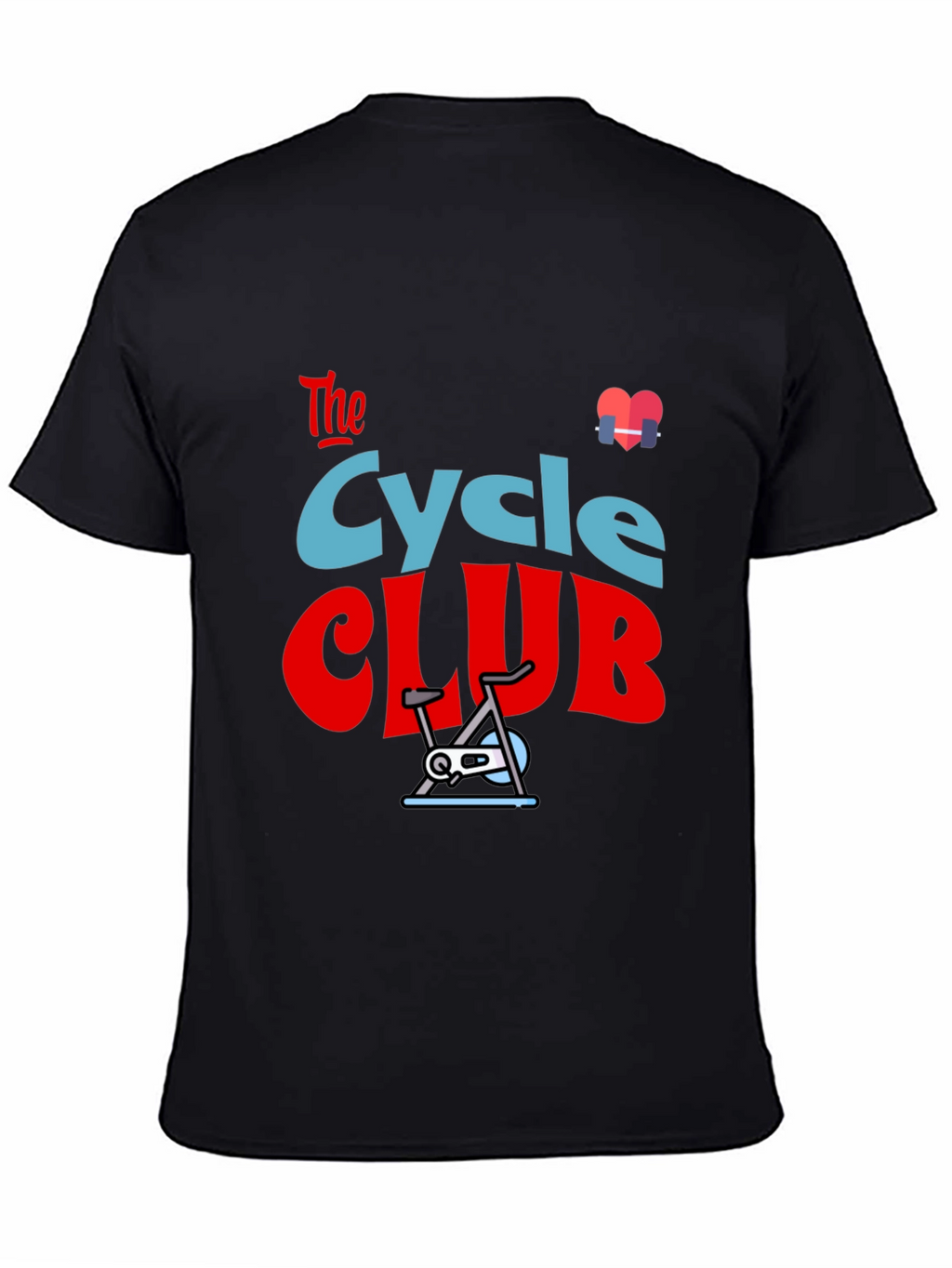 Cycle Club Graphic Tee - Fitness Fanatic T-Shirt