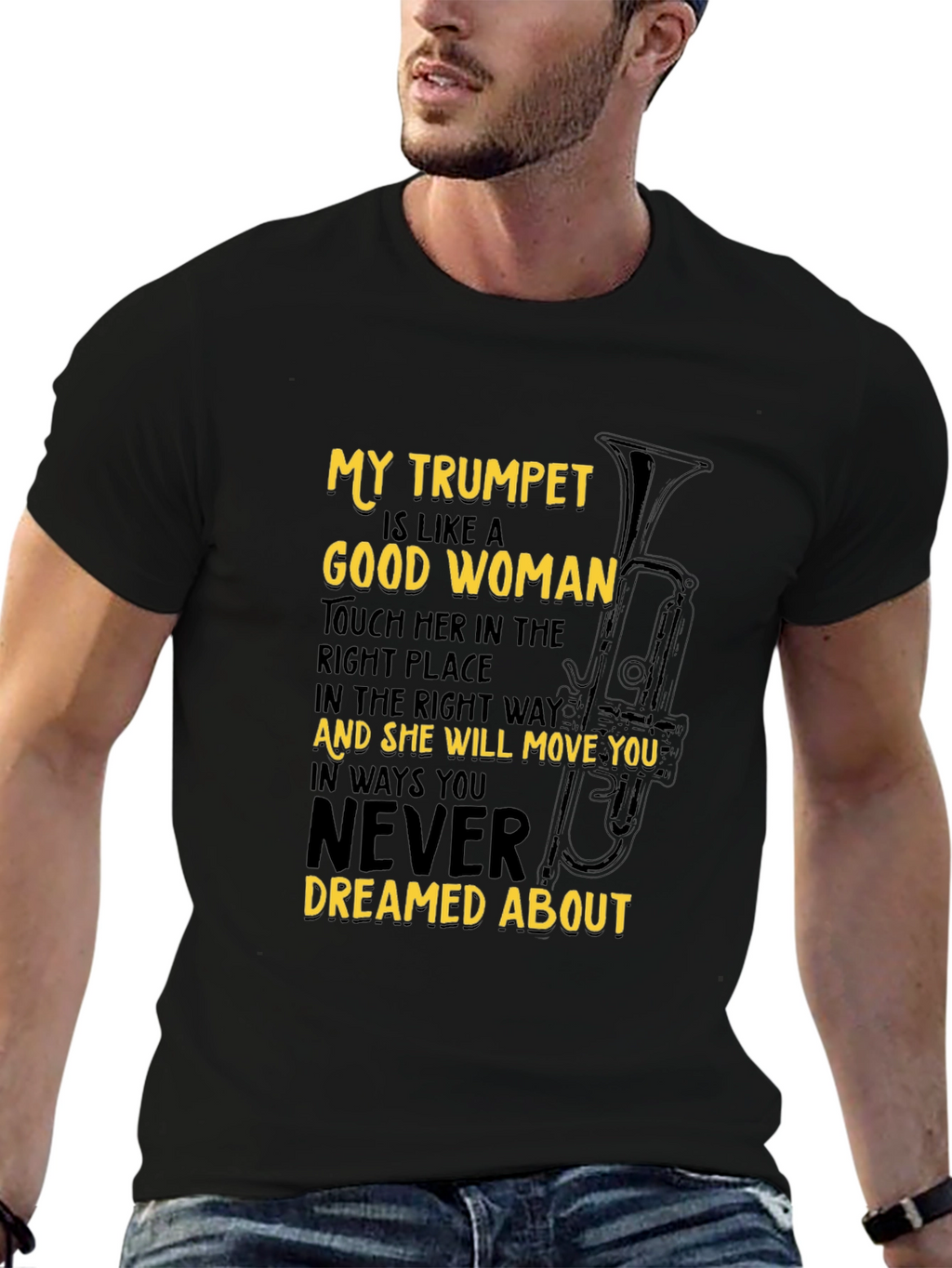 Trumpet Lover Graphic T-Shirt