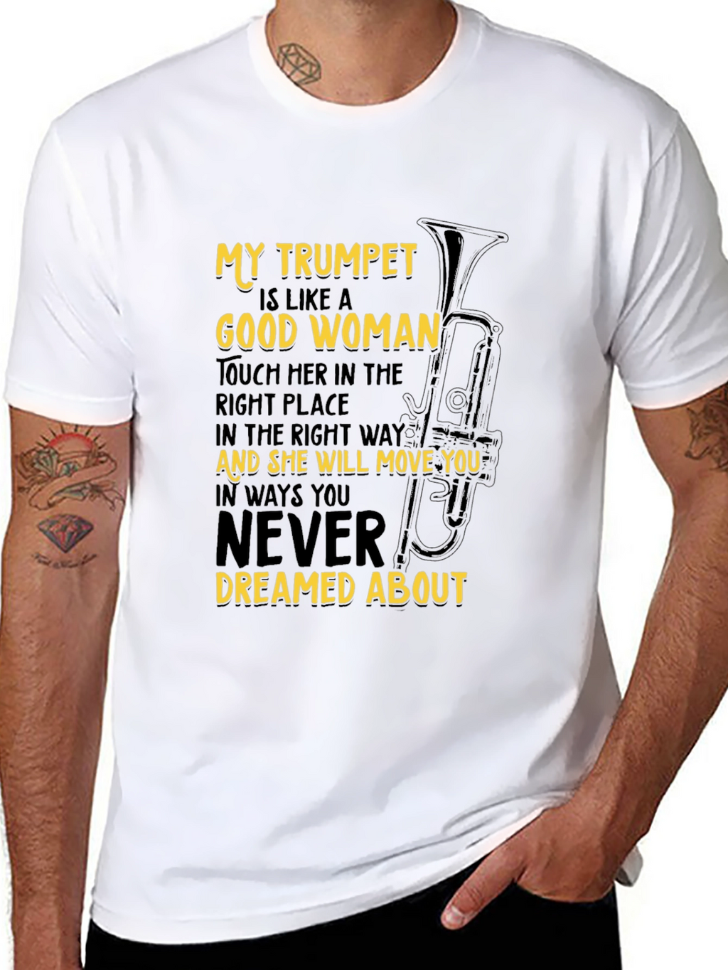 Trumpet Lover Graphic T-Shirt