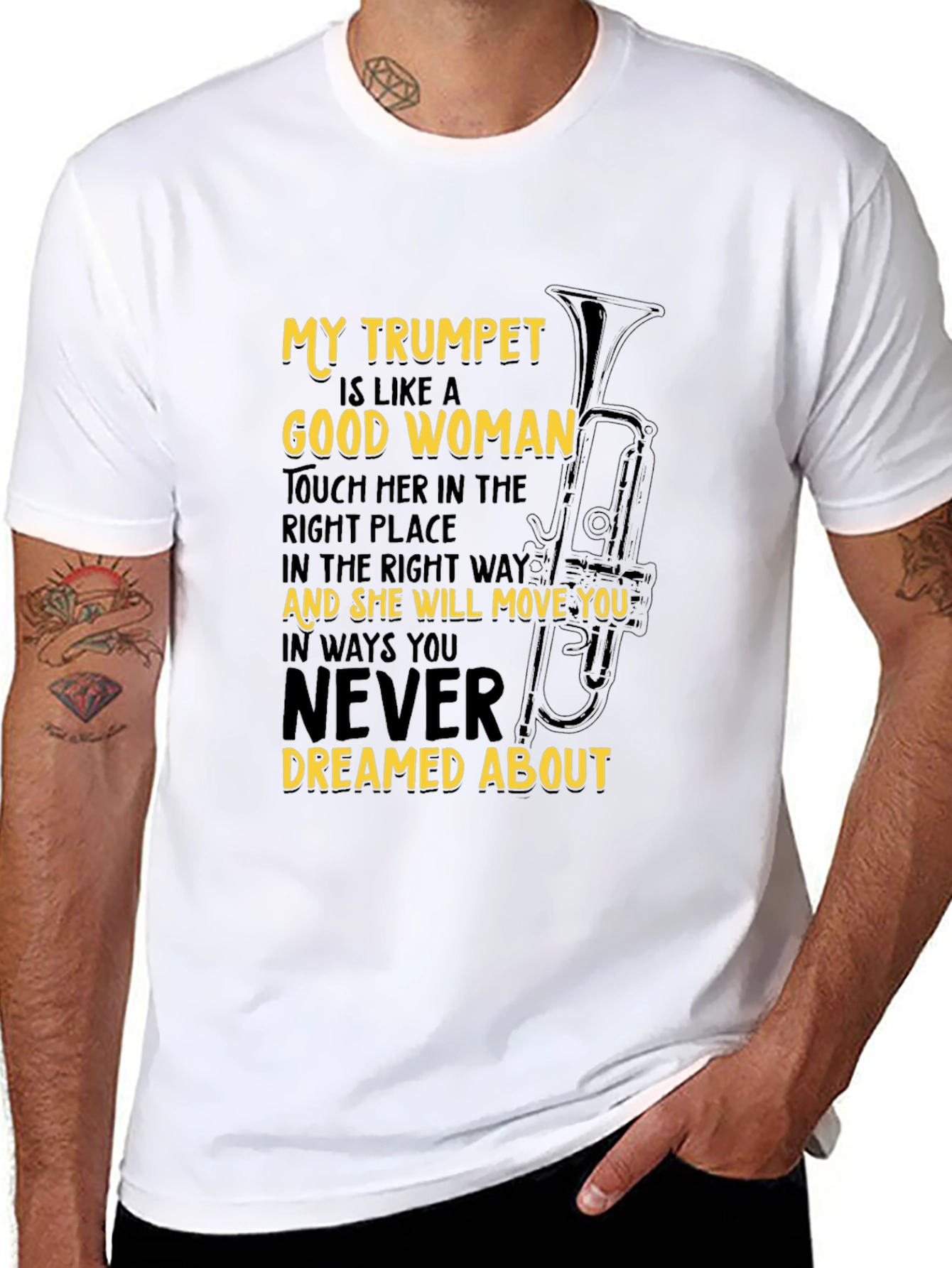 Trumpet Lover Graphic T-Shirt