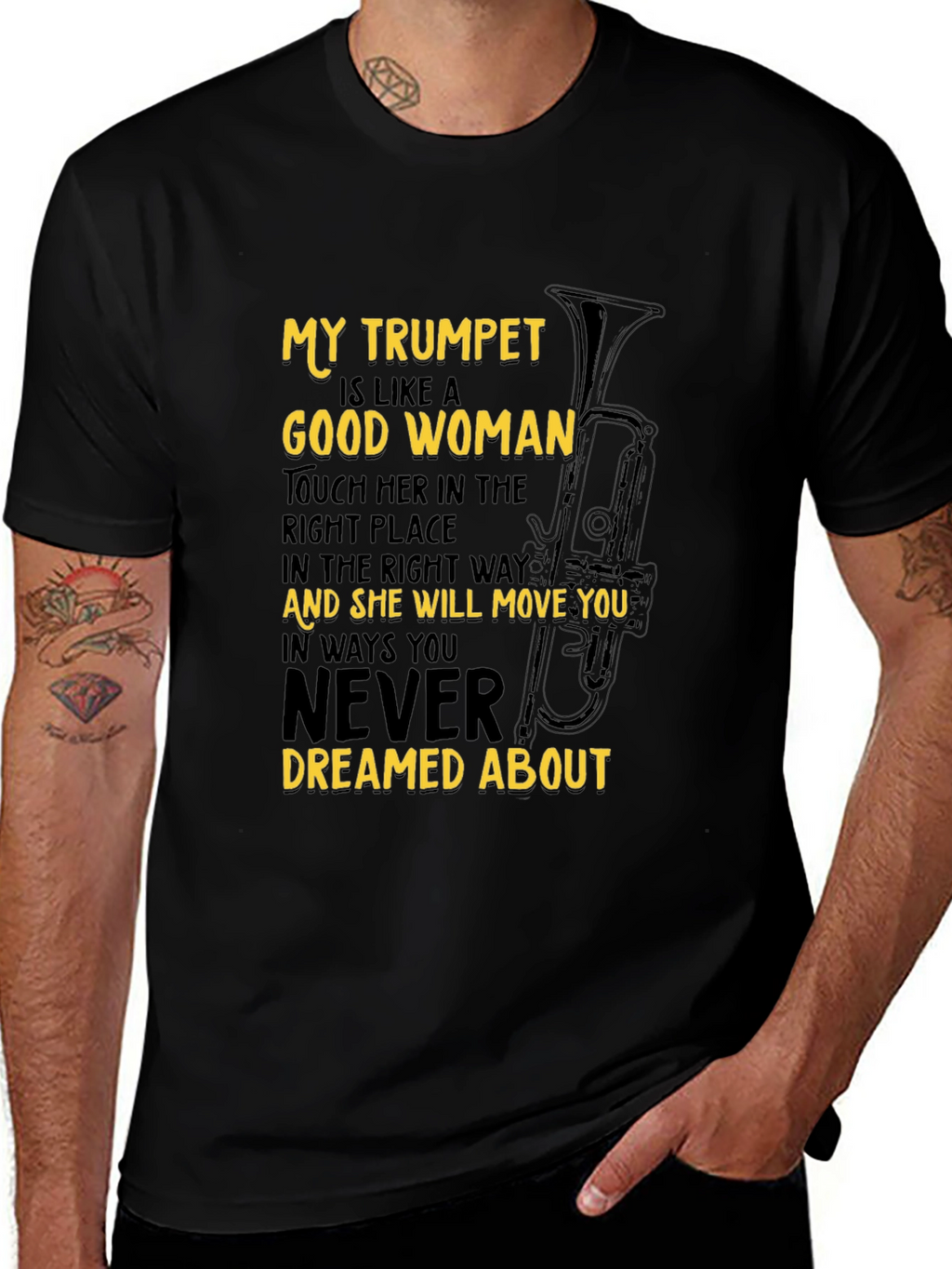 Trumpet Lover Graphic T-Shirt
