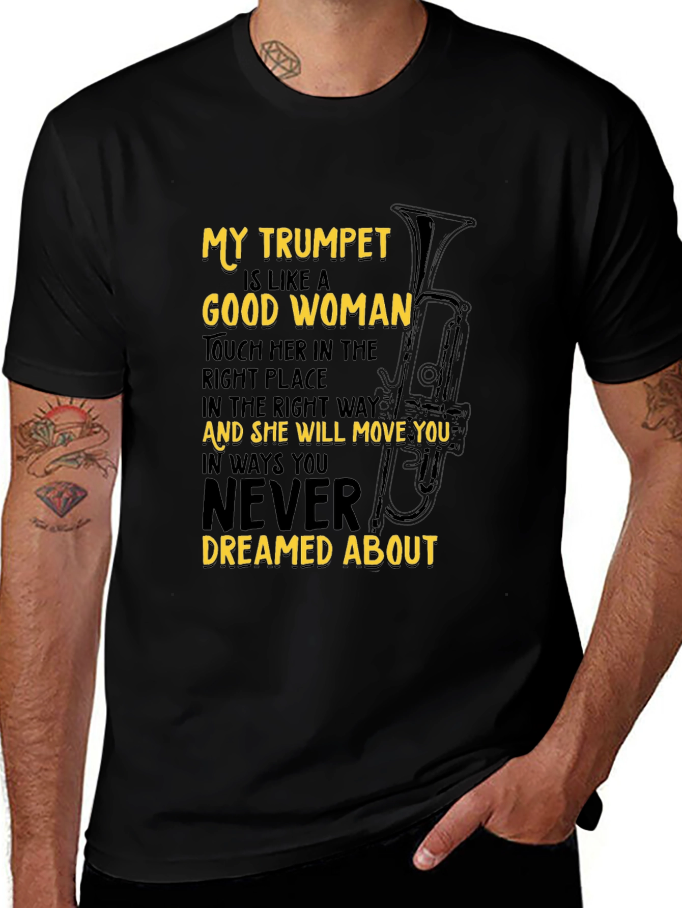 Trumpet Lover Graphic T-Shirt