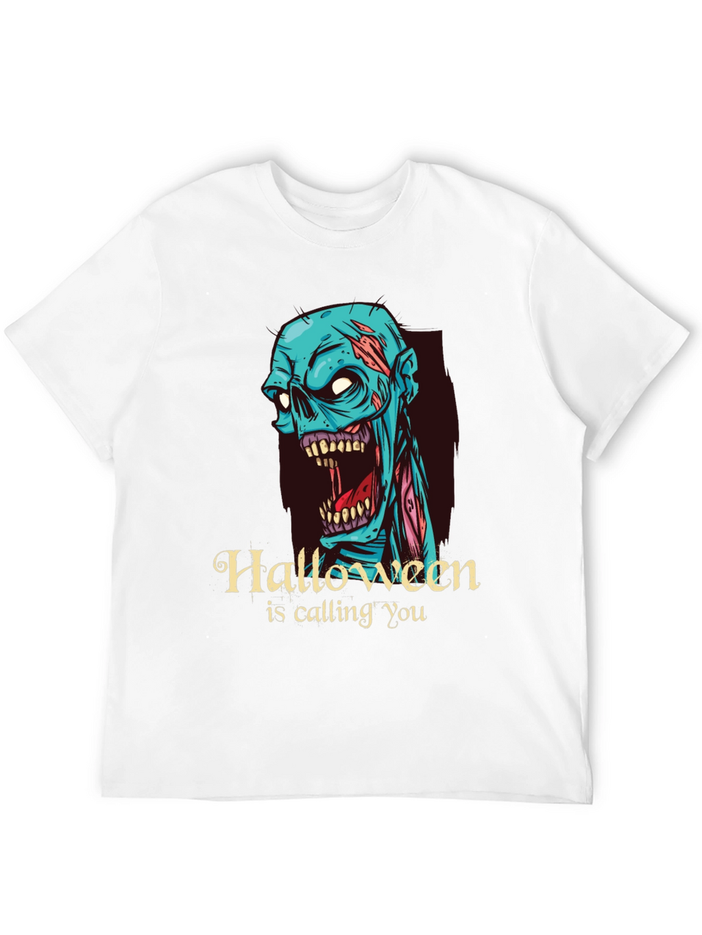 Halloween Zombie T-Shirt - Halloween is Calling You