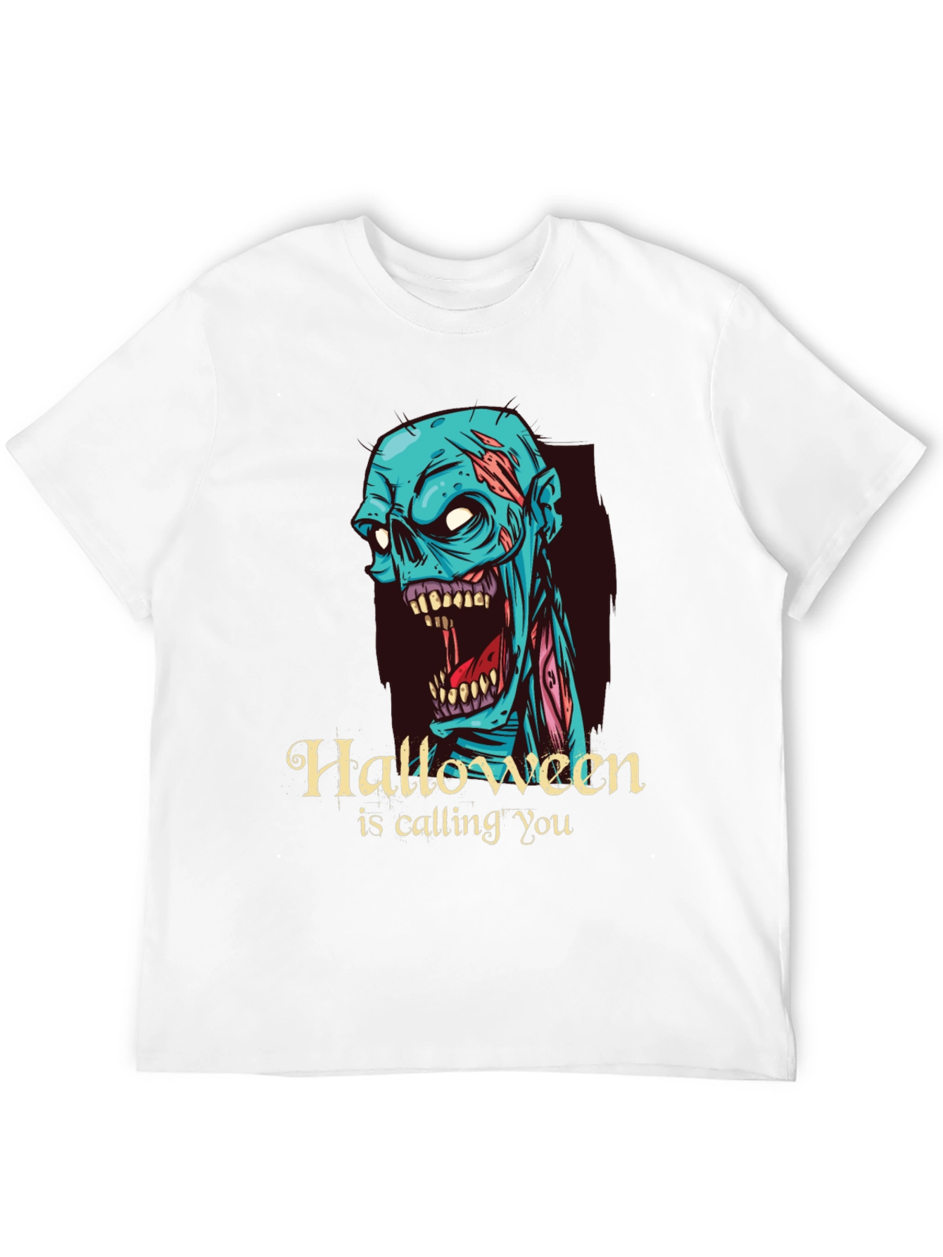 Halloween Zombie T-Shirt - Halloween is Calling You