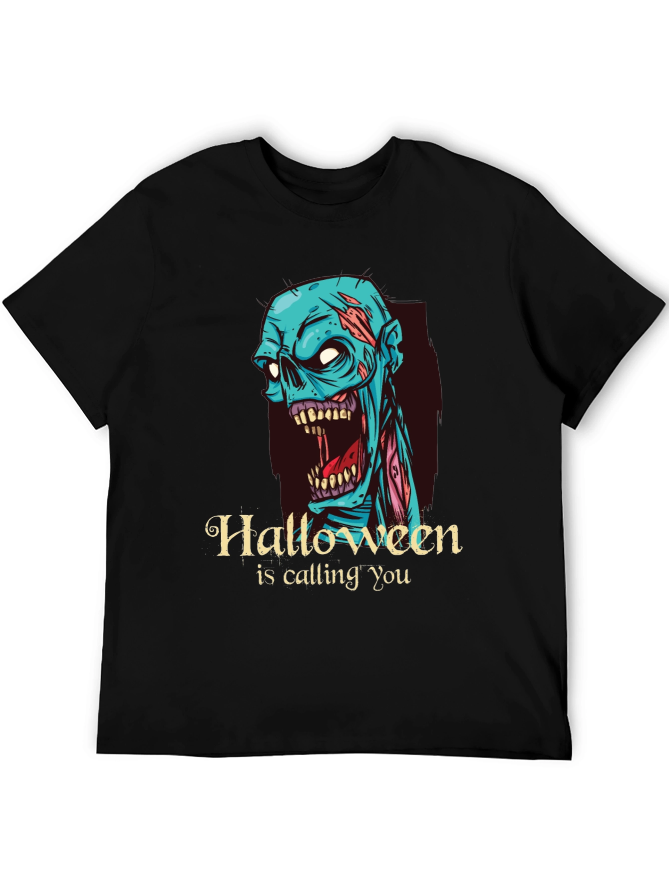 Halloween Zombie T-Shirt - Halloween is Calling You
