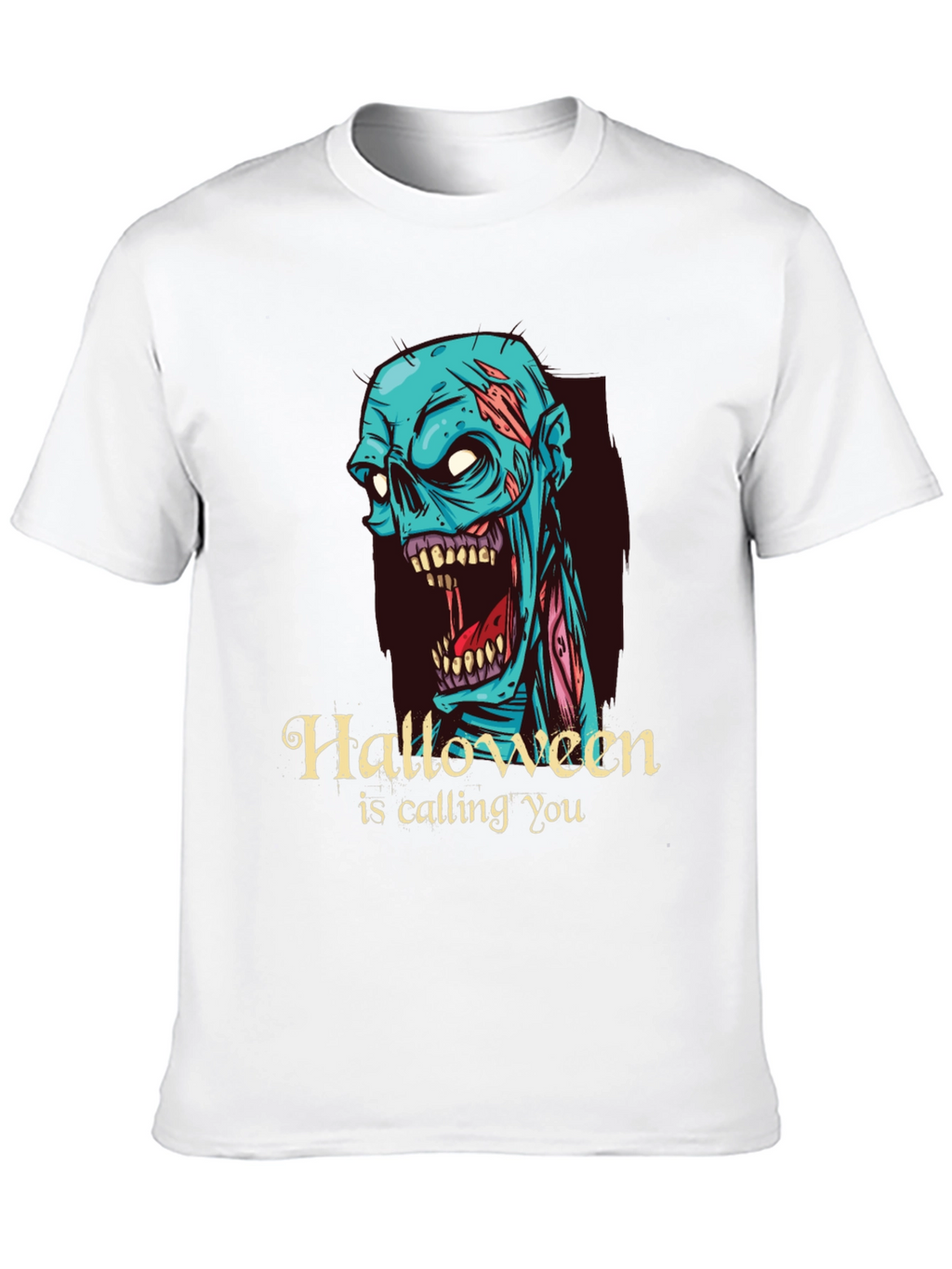 Halloween Zombie T-Shirt - Halloween is Calling You