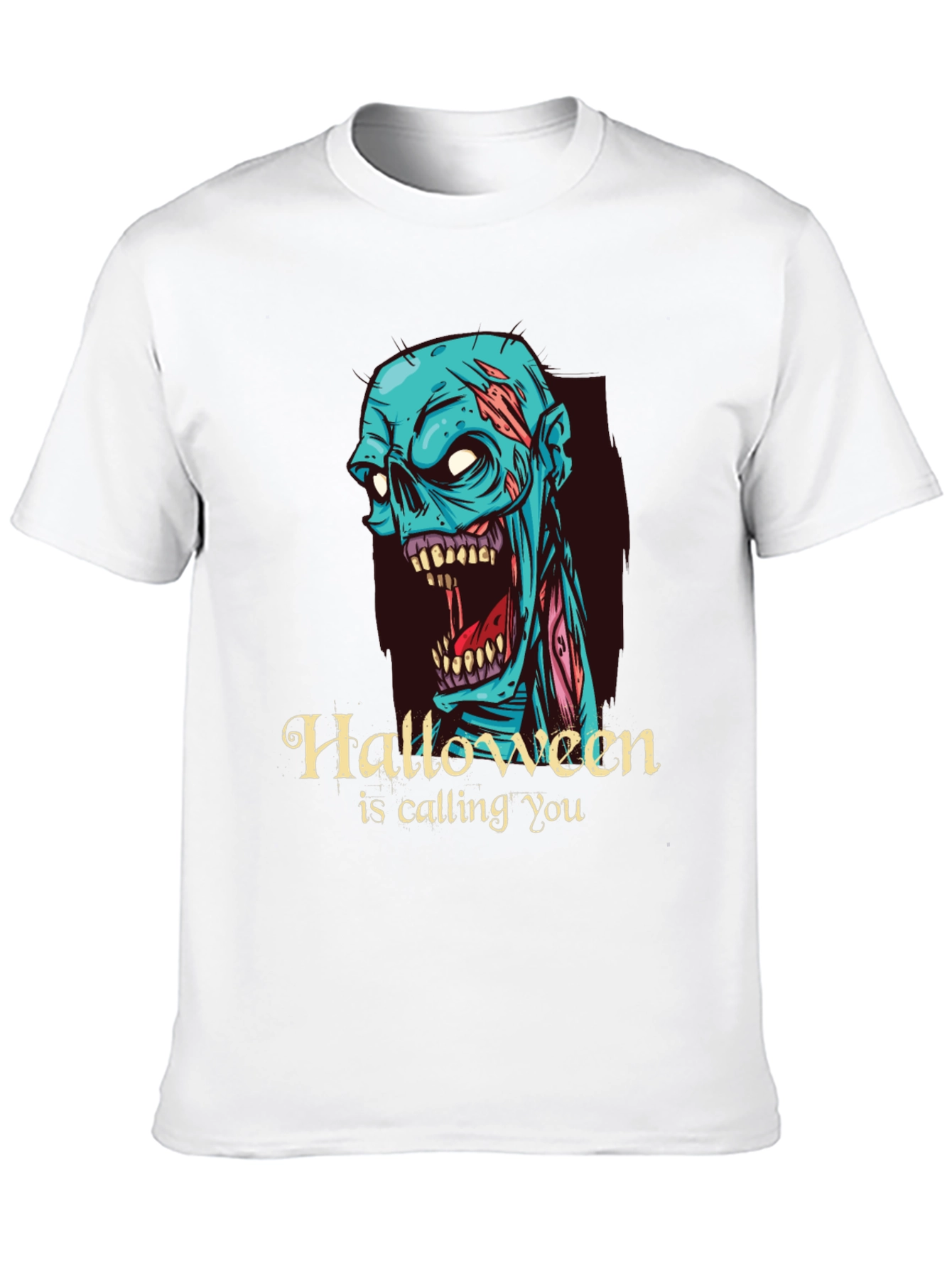 Halloween Zombie T-Shirt - Halloween is Calling You