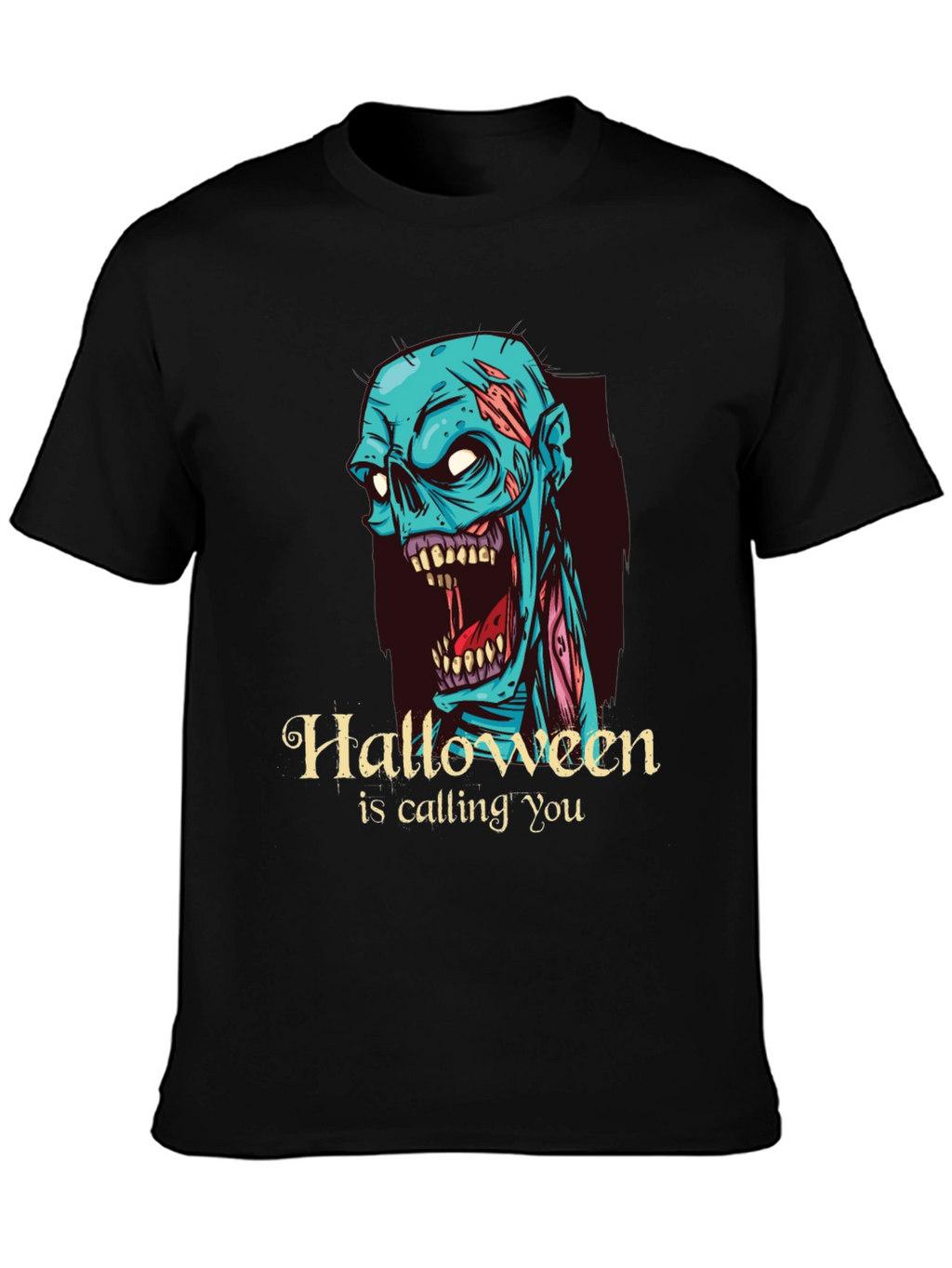 Halloween Zombie T-Shirt - Halloween is Calling You