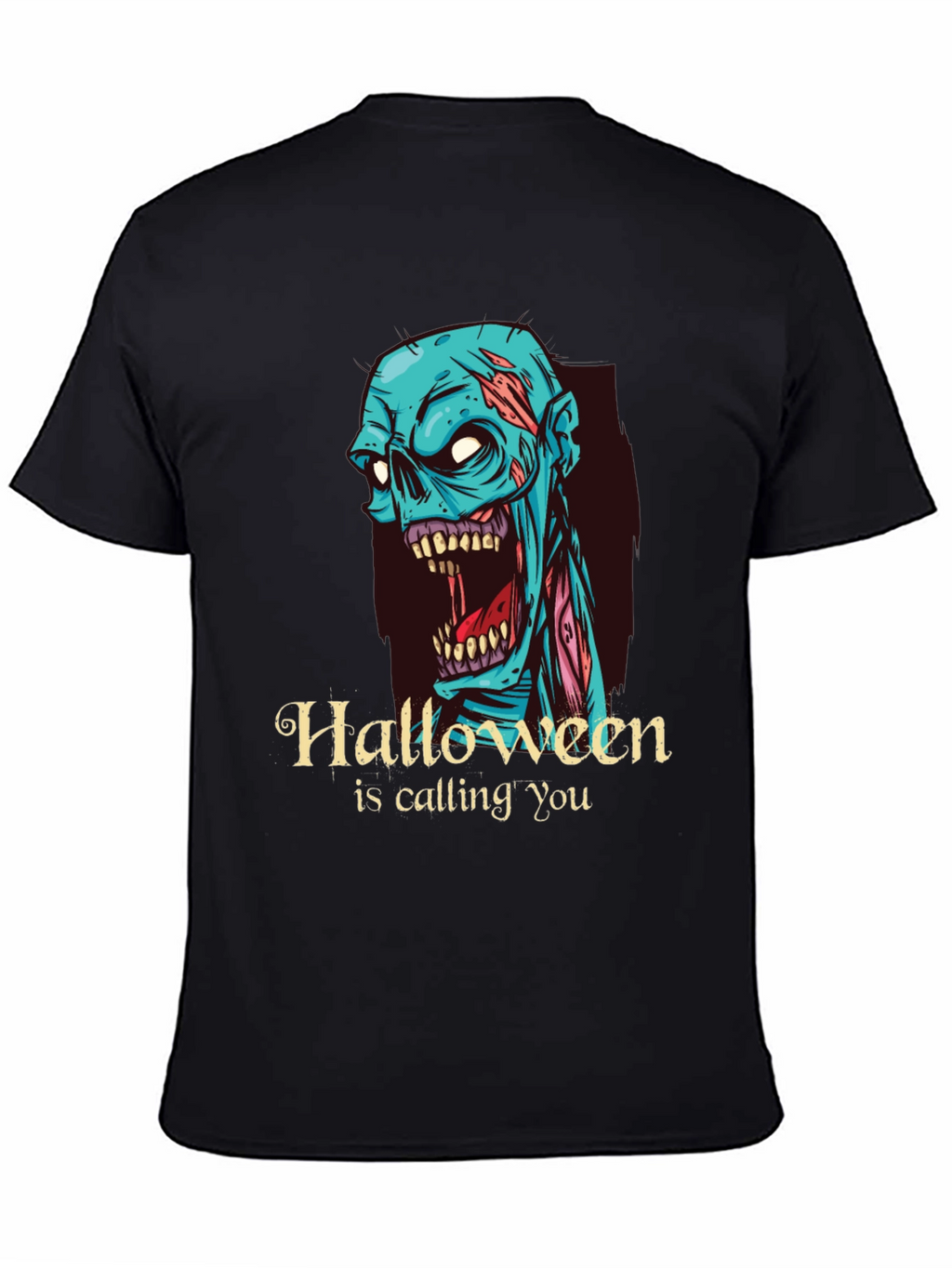 Halloween Zombie T-Shirt - Halloween is Calling You