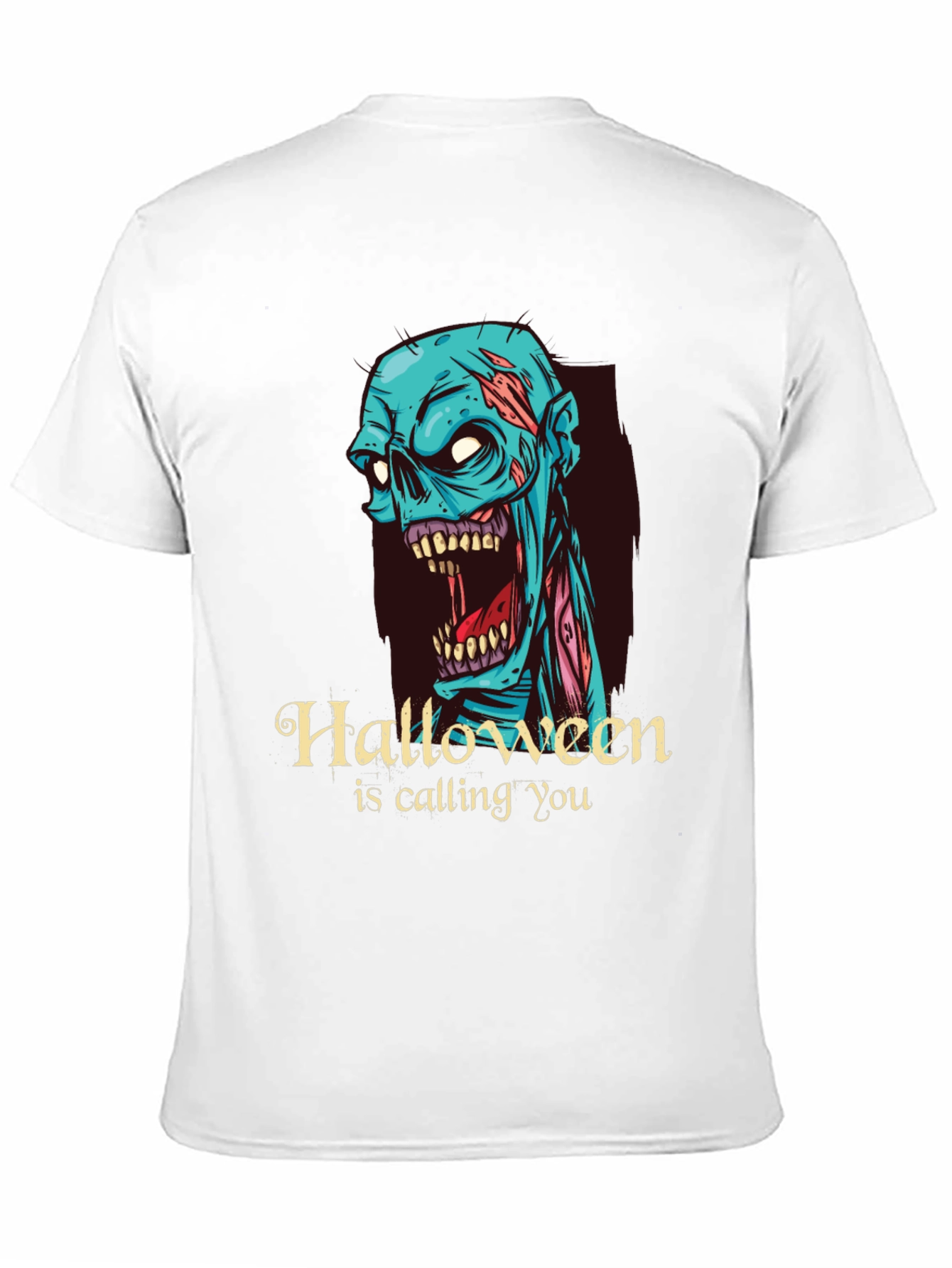 Halloween Zombie T-Shirt - Halloween is Calling You