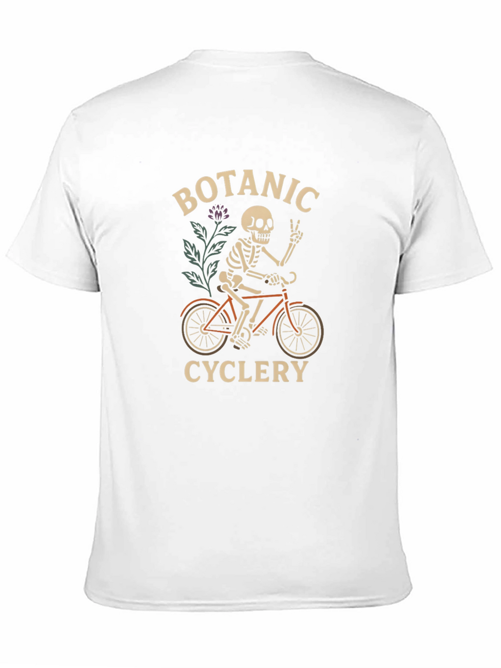 Botanic Cyclery Skeleton Graphic T-Shirt
