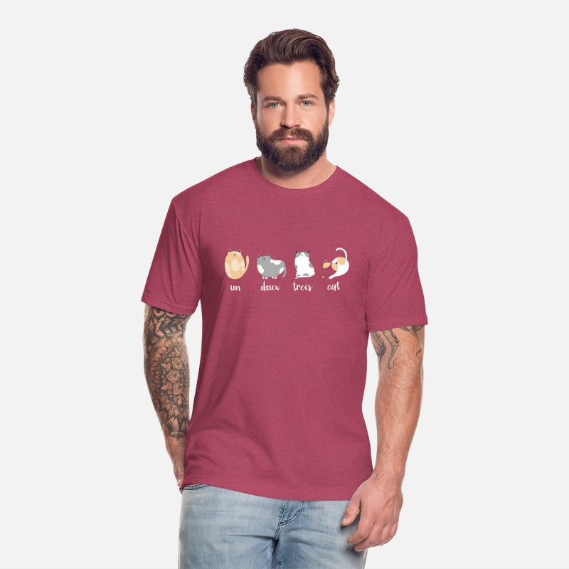 Funny Cat Shirt Un Deux Trois Cat Kitty Lover