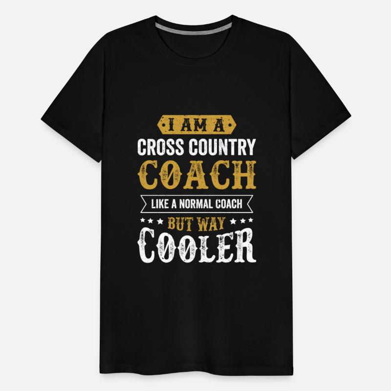 Funny Cross Country Shirt Coach Trainer